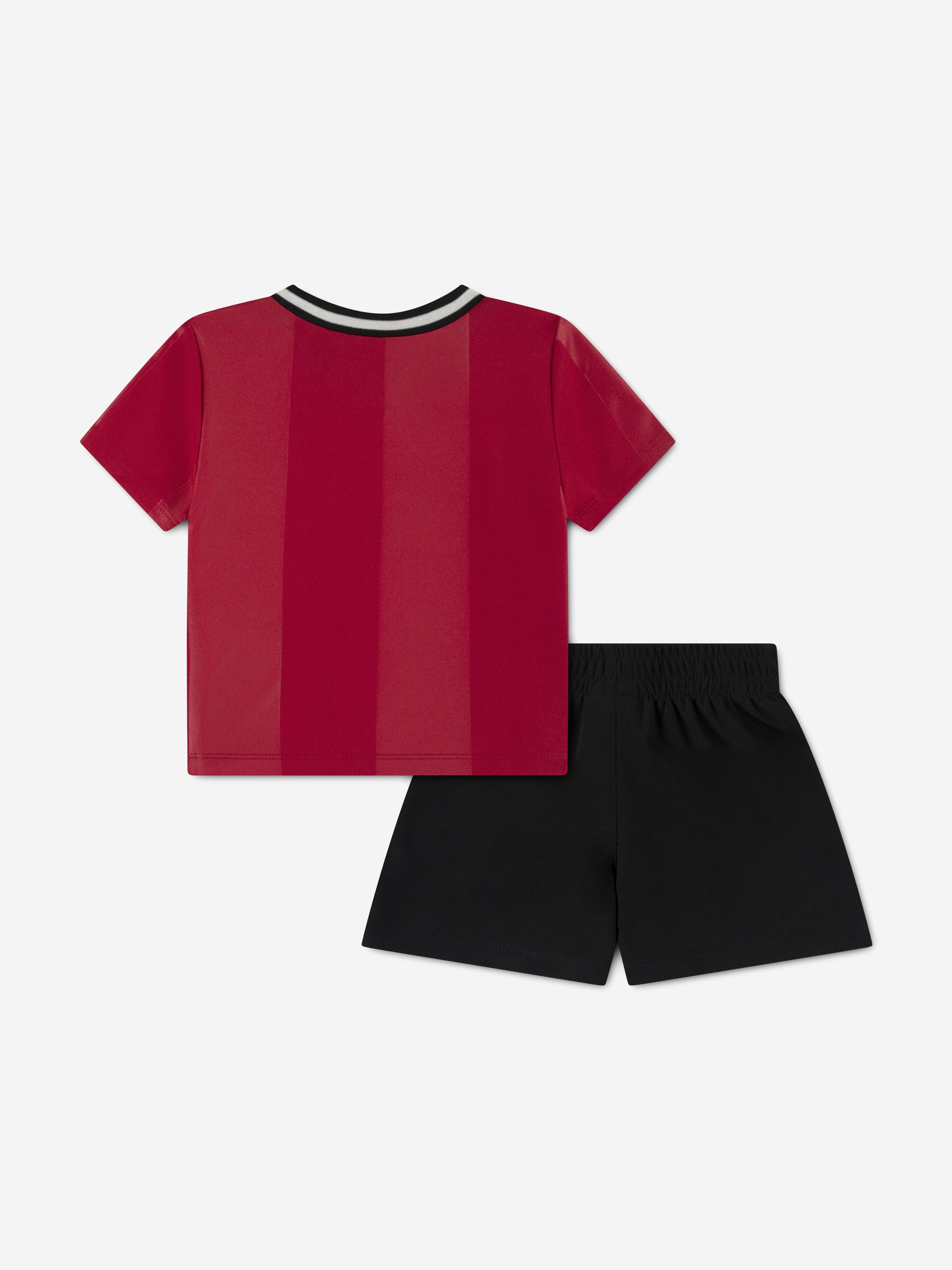 Jordan Boys MJ Sport Jersey Mesh Short Set in Red | Childsplay