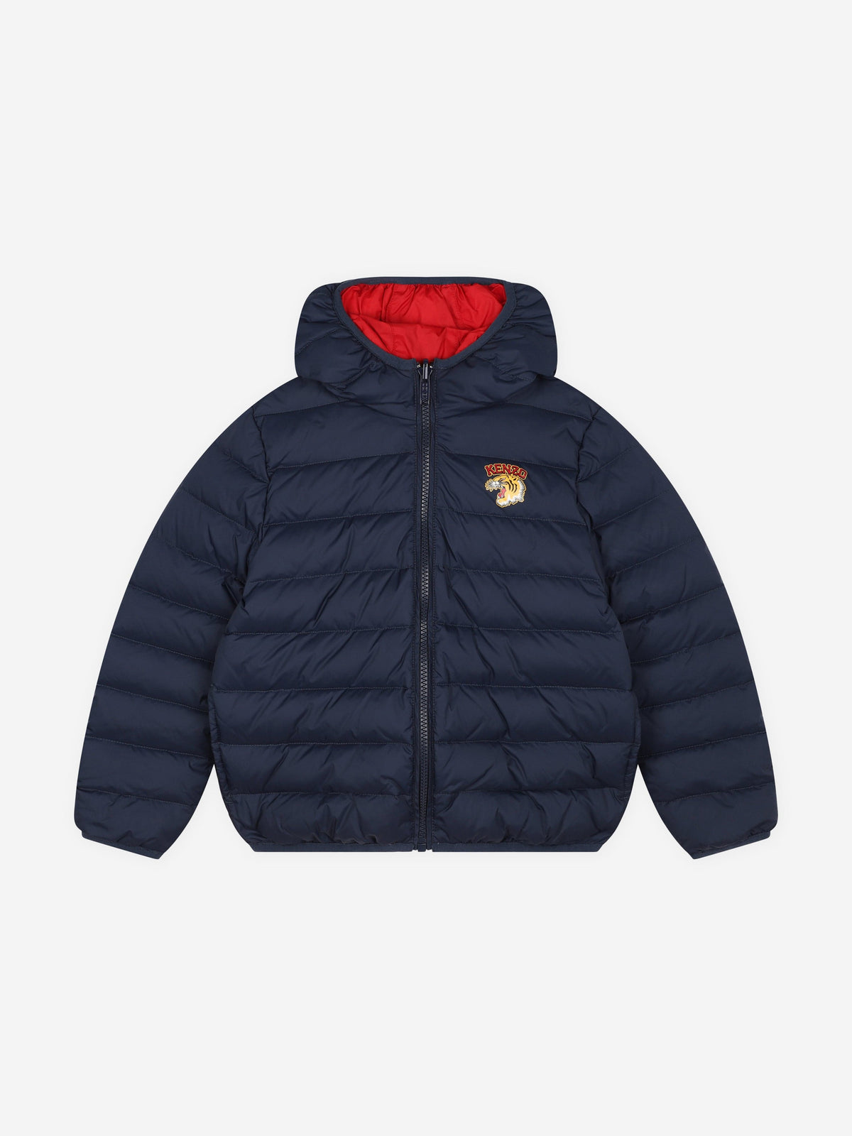 KENZO Kids Reversible Down Jacket in Navy display picture 1