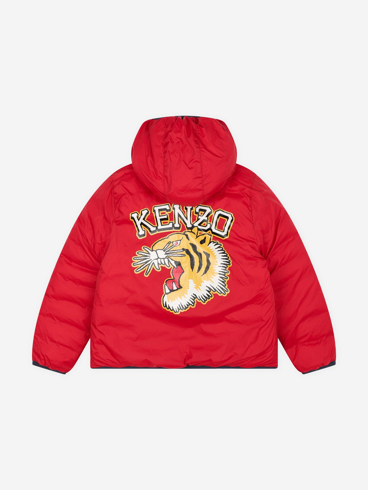 KENZO Kids Reversible Down Jacket in Navy display picture 1