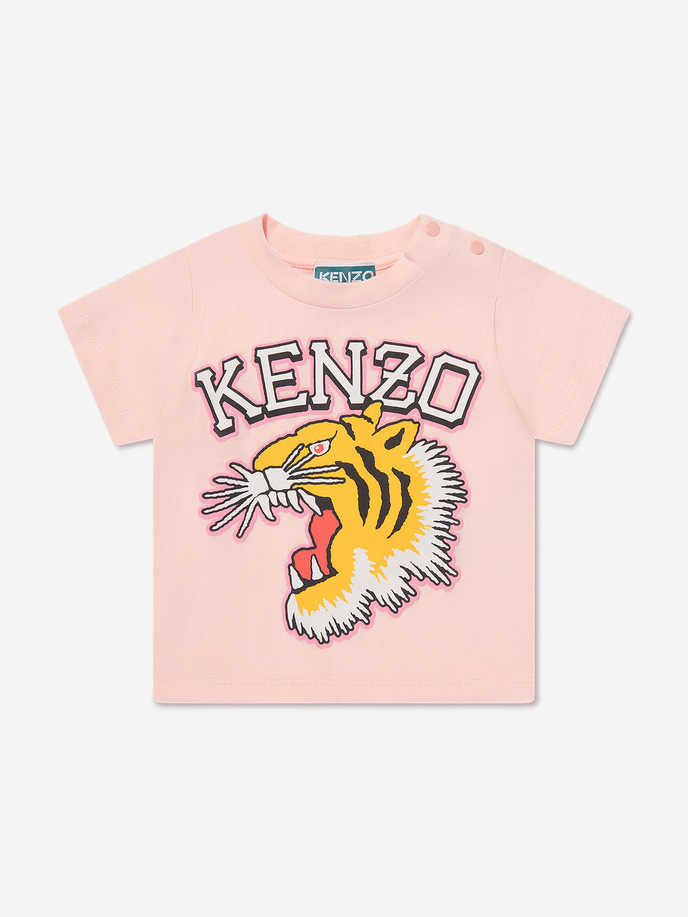 Baby Girls Tiger Logo T-Shirt in Pink | Childsplay Clothing
