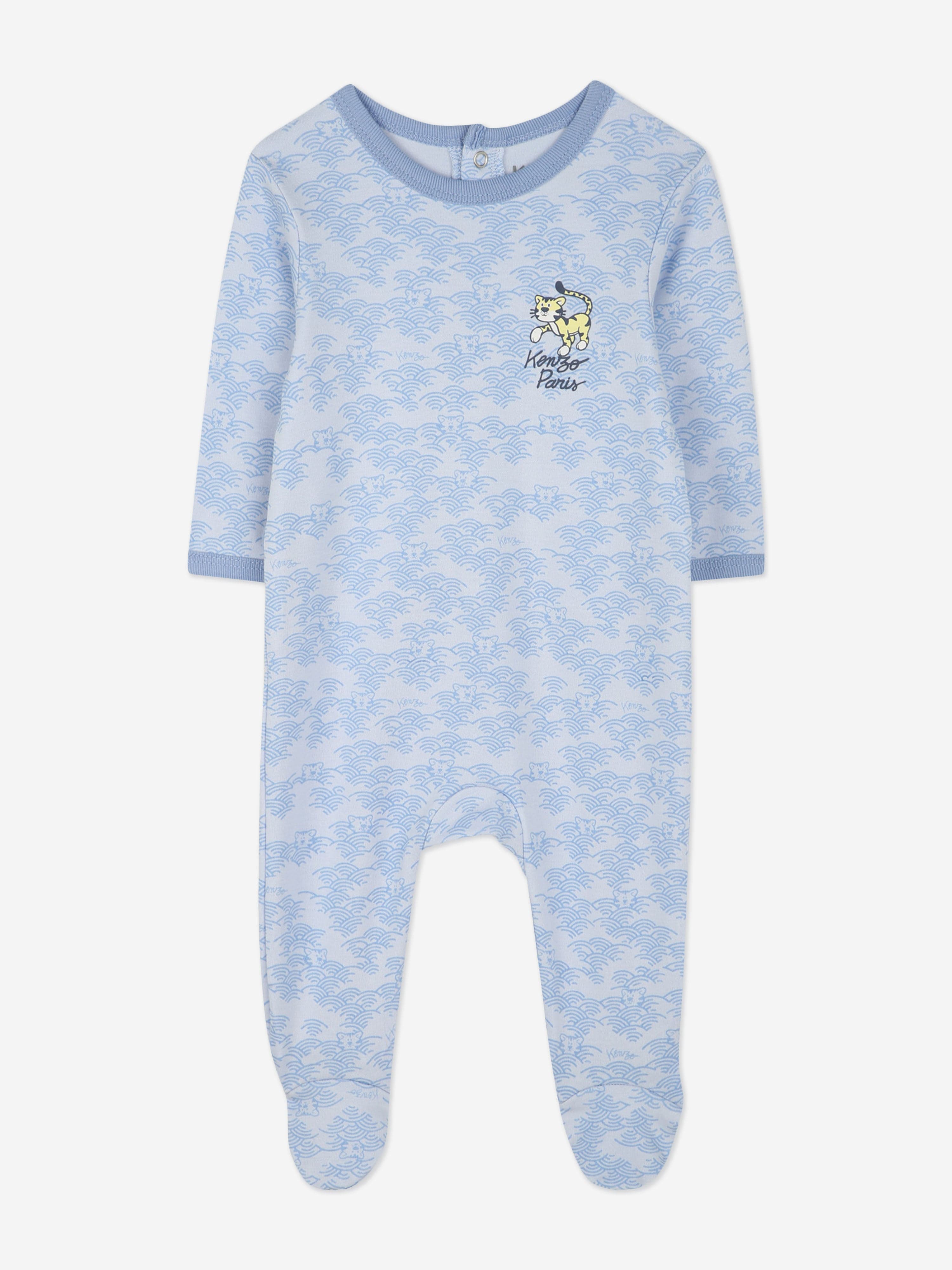 Tiger Kenzo Baby Romper KENZO KIDS Baby Boys Tiger Babygrow In
