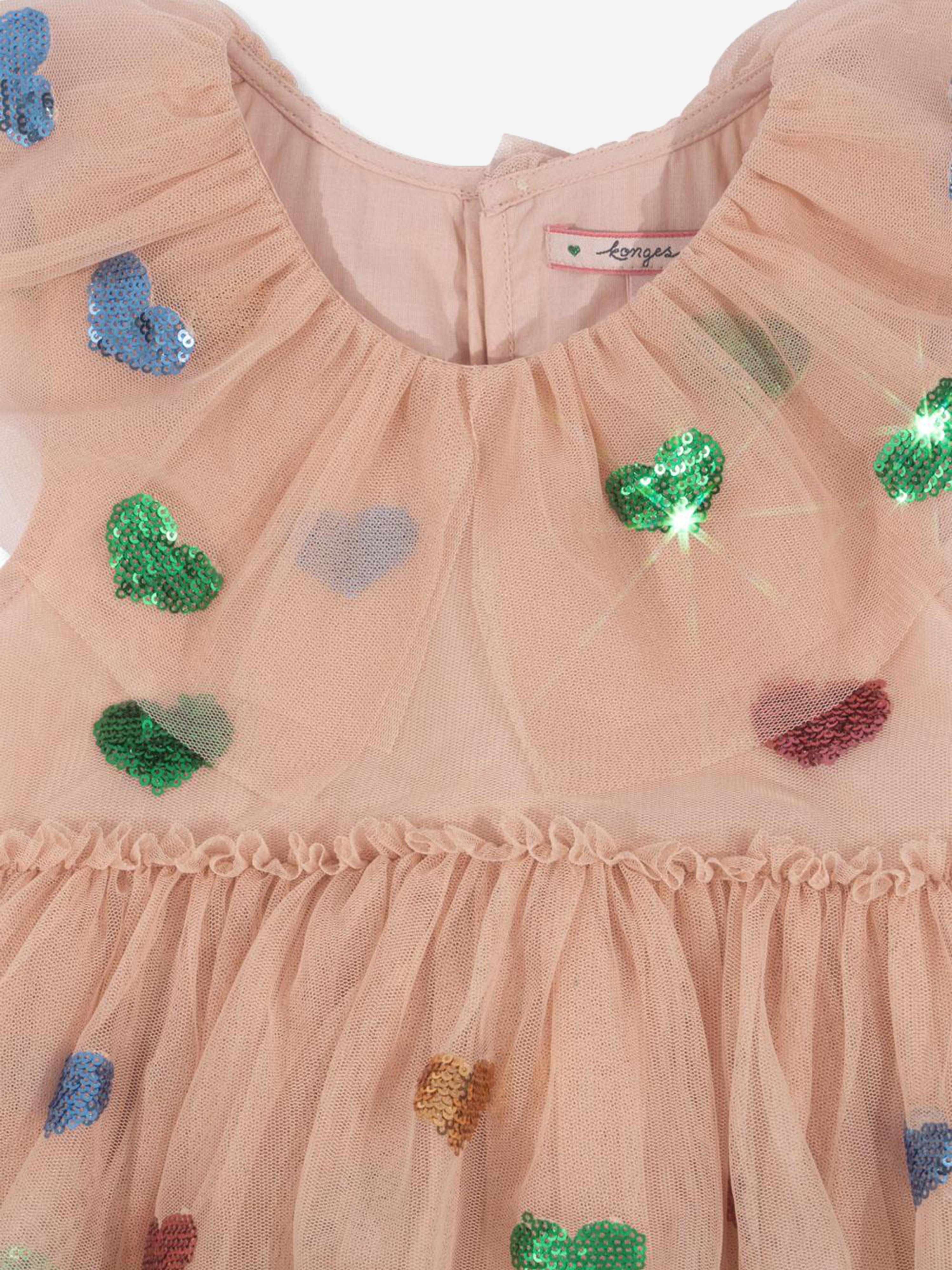 Konges Sljd Girls Yvonne Fairy Dress in Pink | Childsplay Clothing