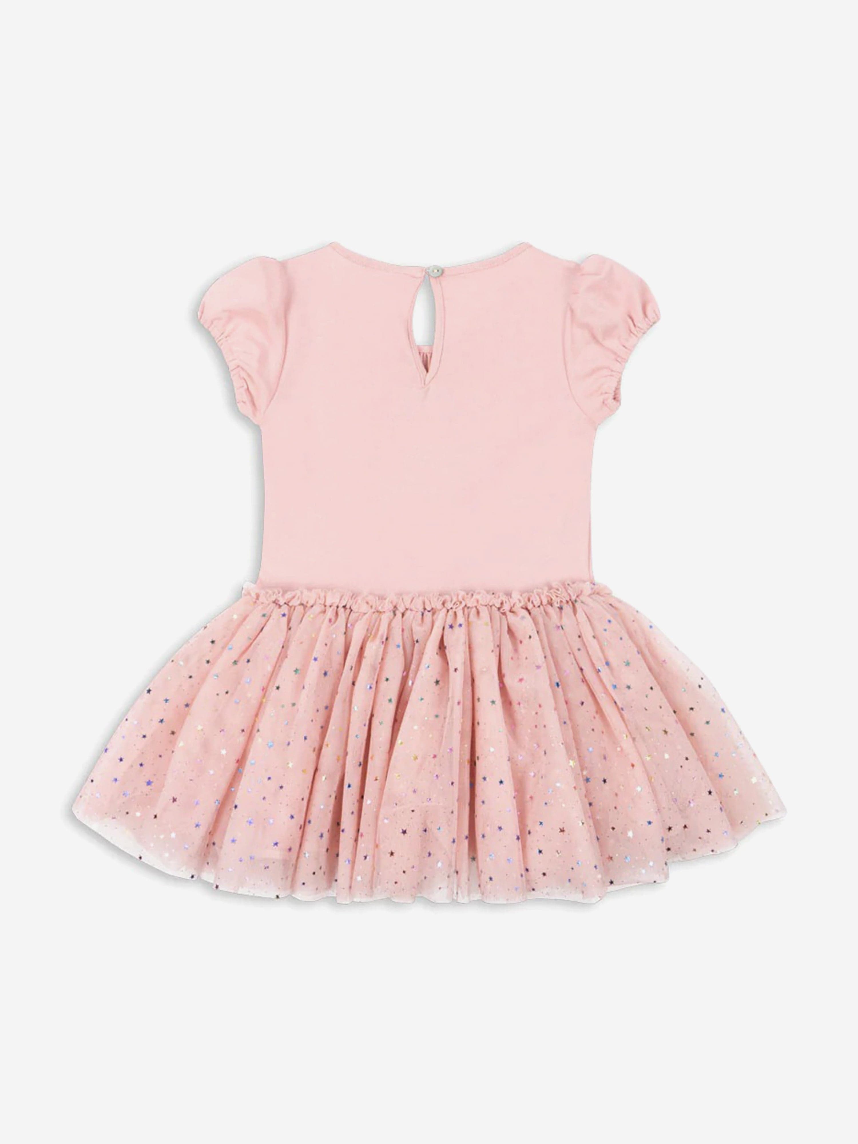 Konges Sløjd Girls Ada Fairy Ballerina Glitter Dress in Pink