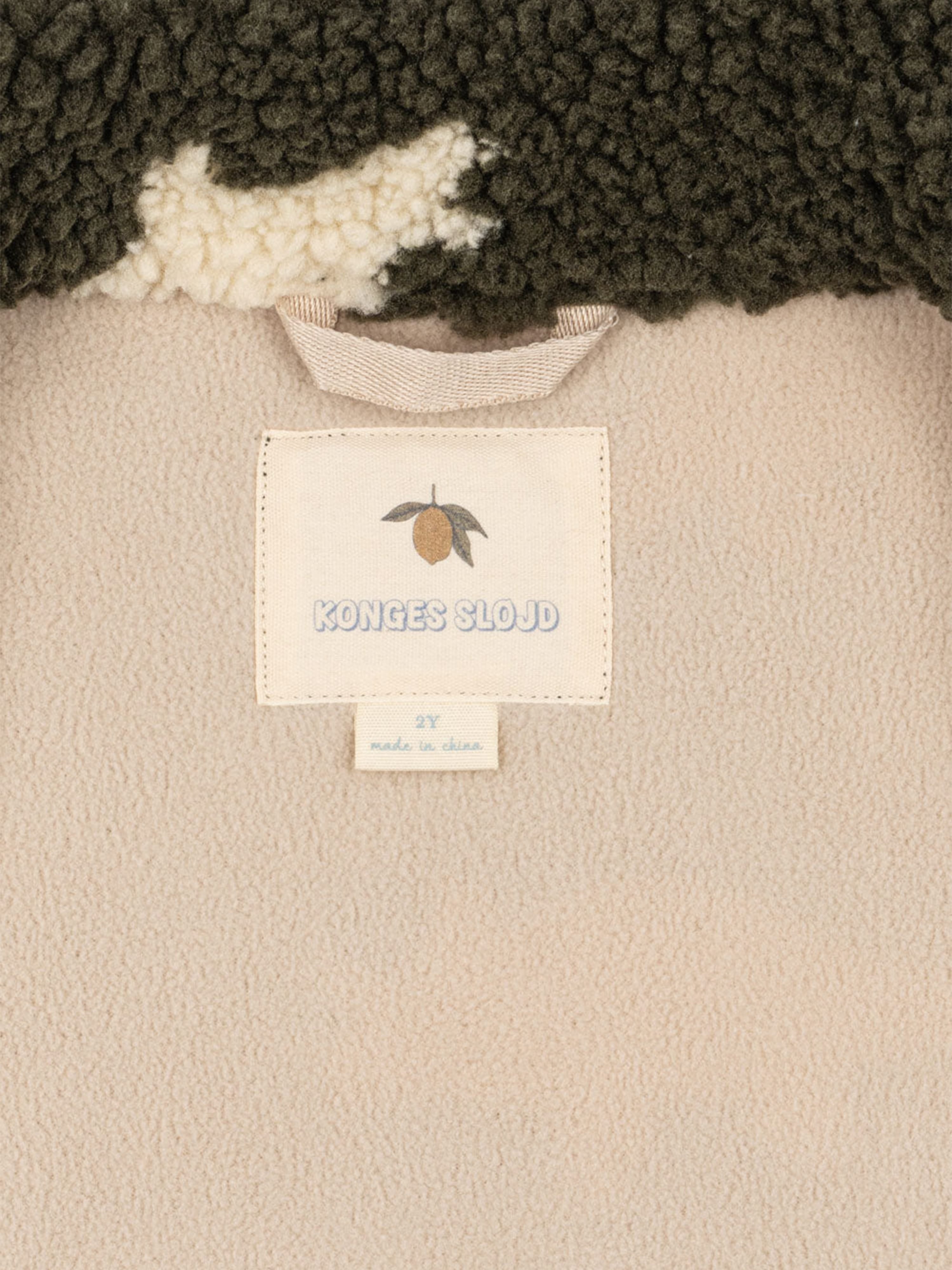 Konges Sløjd Boys Jody Teddy Jacket in Brown | Designer Boys