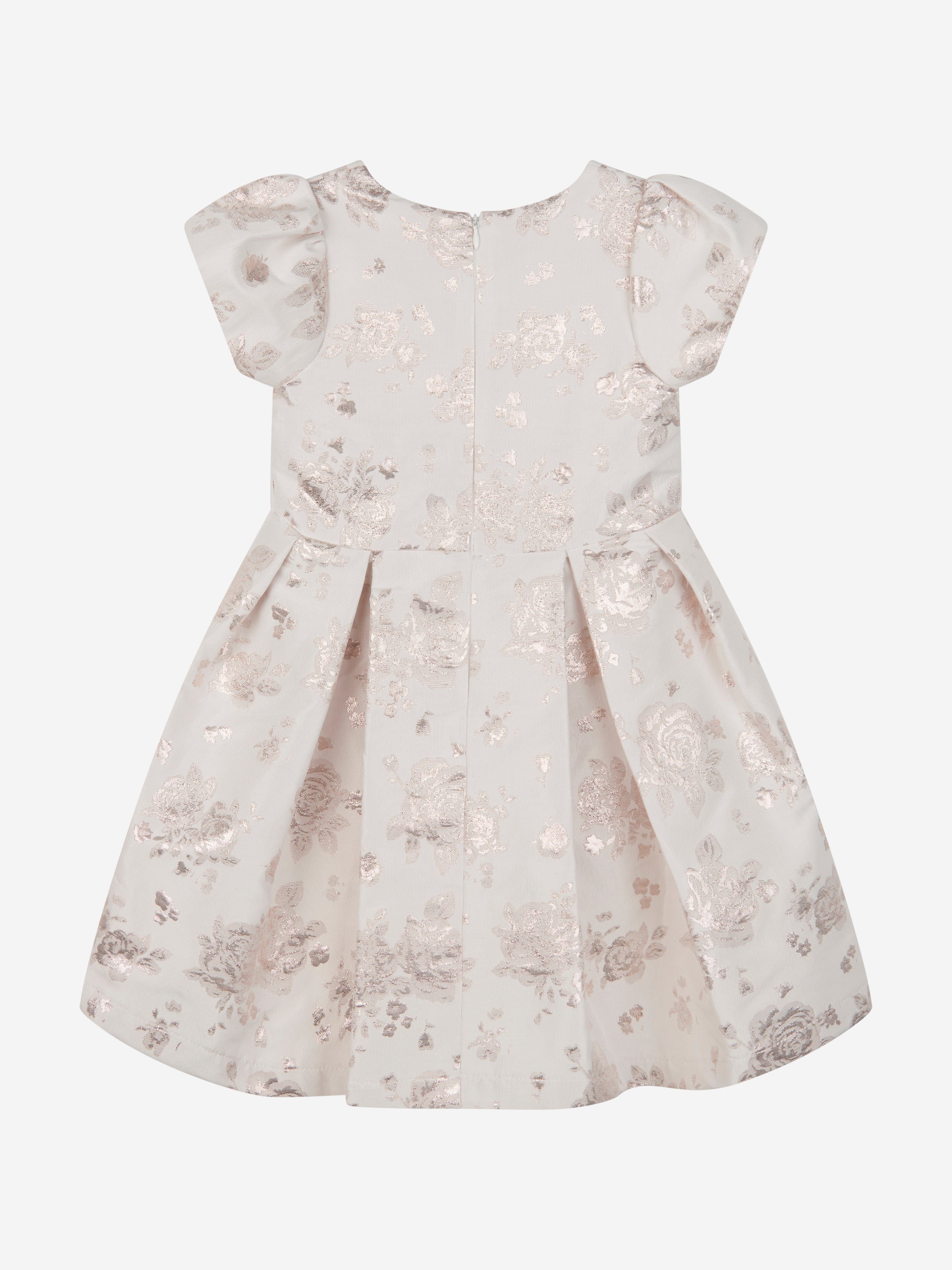 Mama Luma Girls Jacquard Occasion Dress in Gold | Childsplay Clothing Mama Luma Girls Jacquard Occasion Dress in Gold | Childsplay Clothing