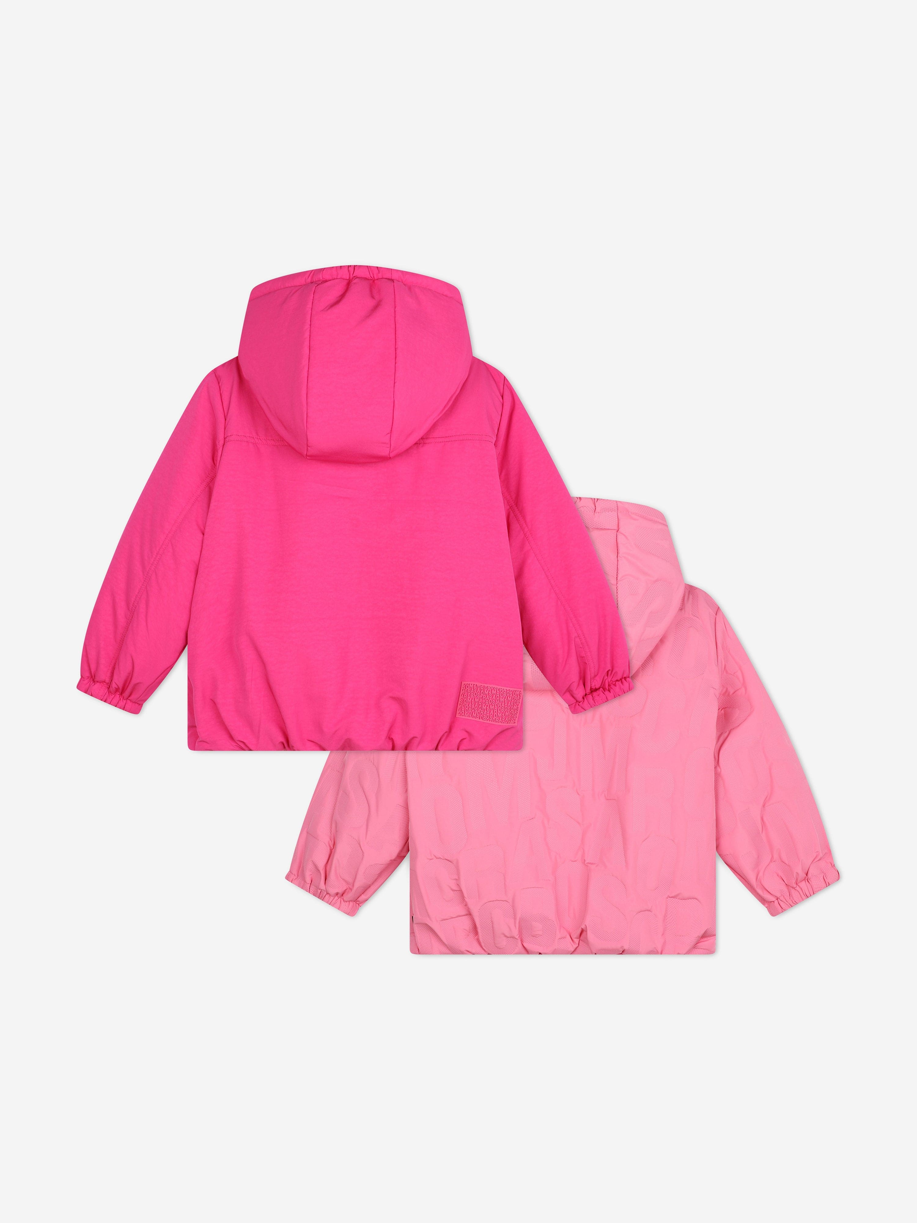 MARC JACOBS Girls Reversible Puffer Jacket in Pink | Childsplay