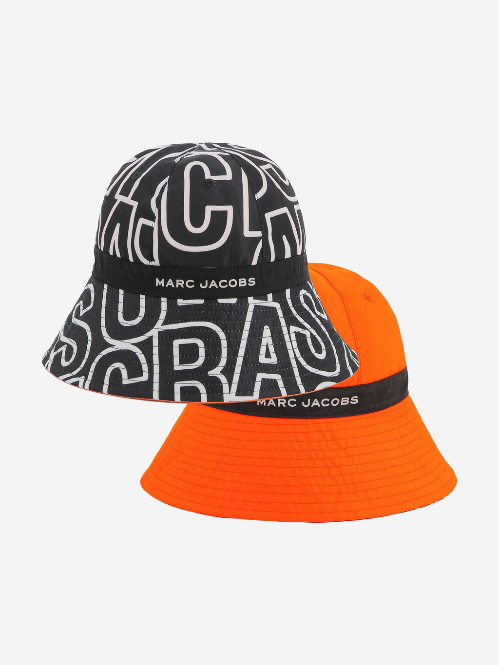 Little Marc Jacobs Black and Purple Bucket Hat MARC JACOBS Kids Reversible Bucket Hat in Black | Childsplay  main image 4