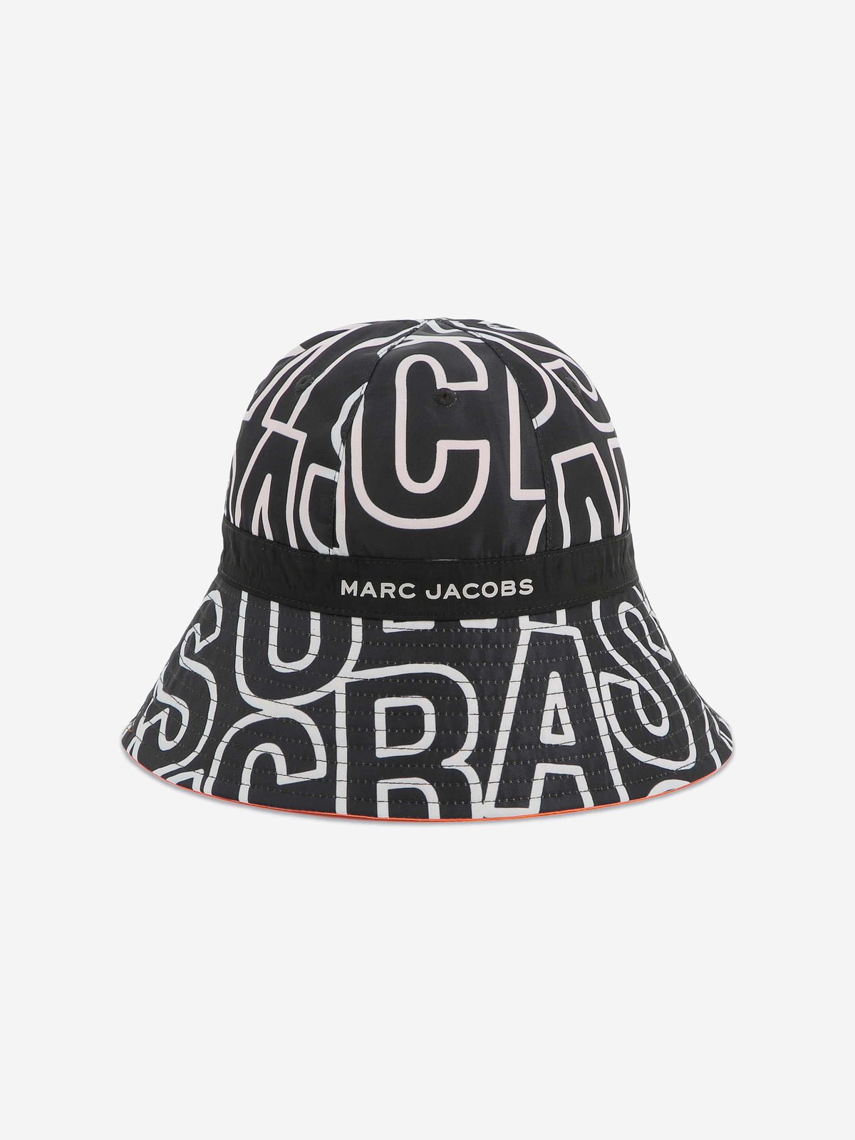 Little Marc Jacobs Black and Purple Bucket Hat MARC JACOBS Kids Reversible Bucket Hat in Black | Childsplay  main image 3