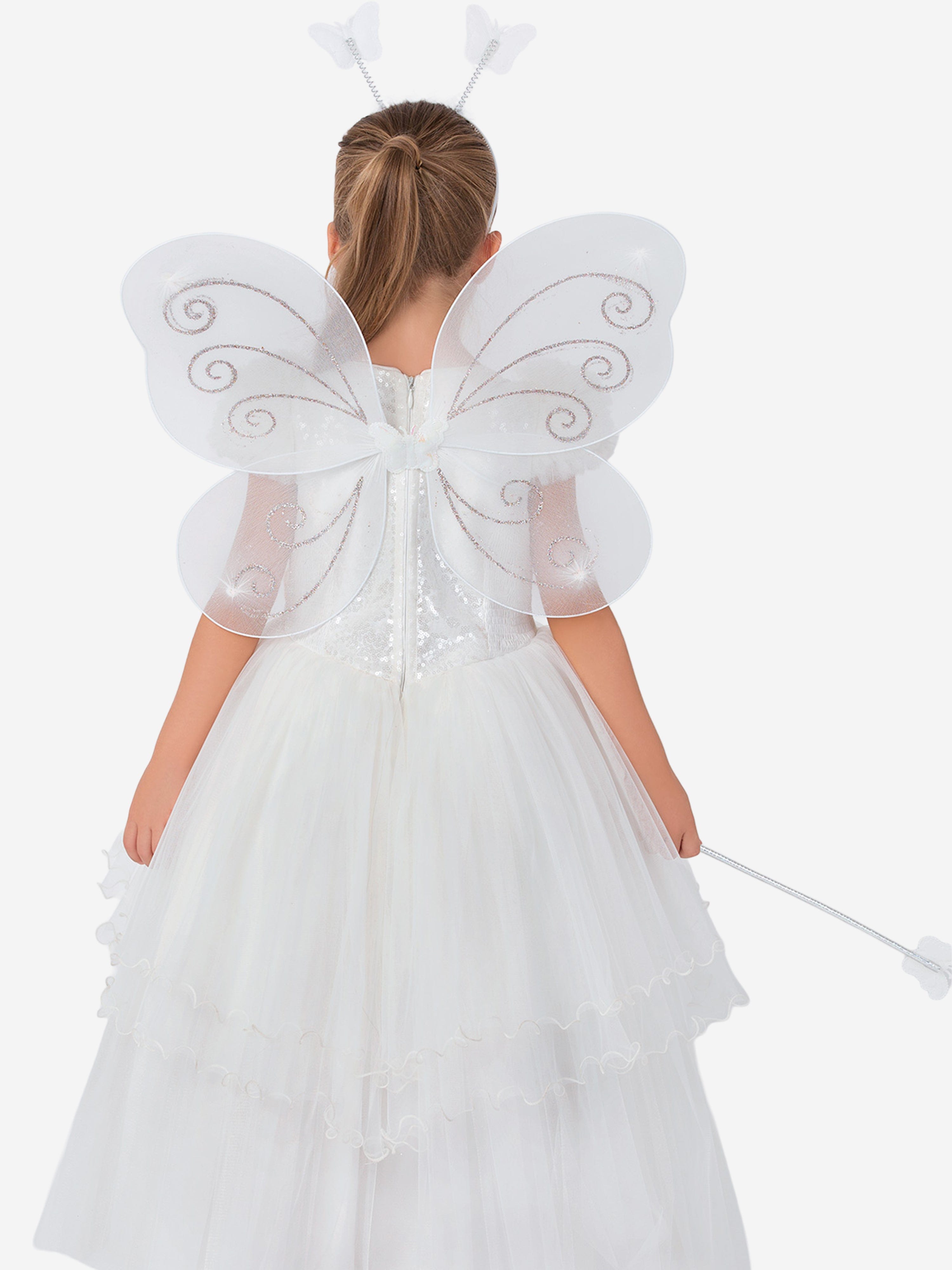 Magical Costumes Girls Fairy Costume in White 6 Yrs Magical Costumes Girls Fairy Costume in White 6 Yrs