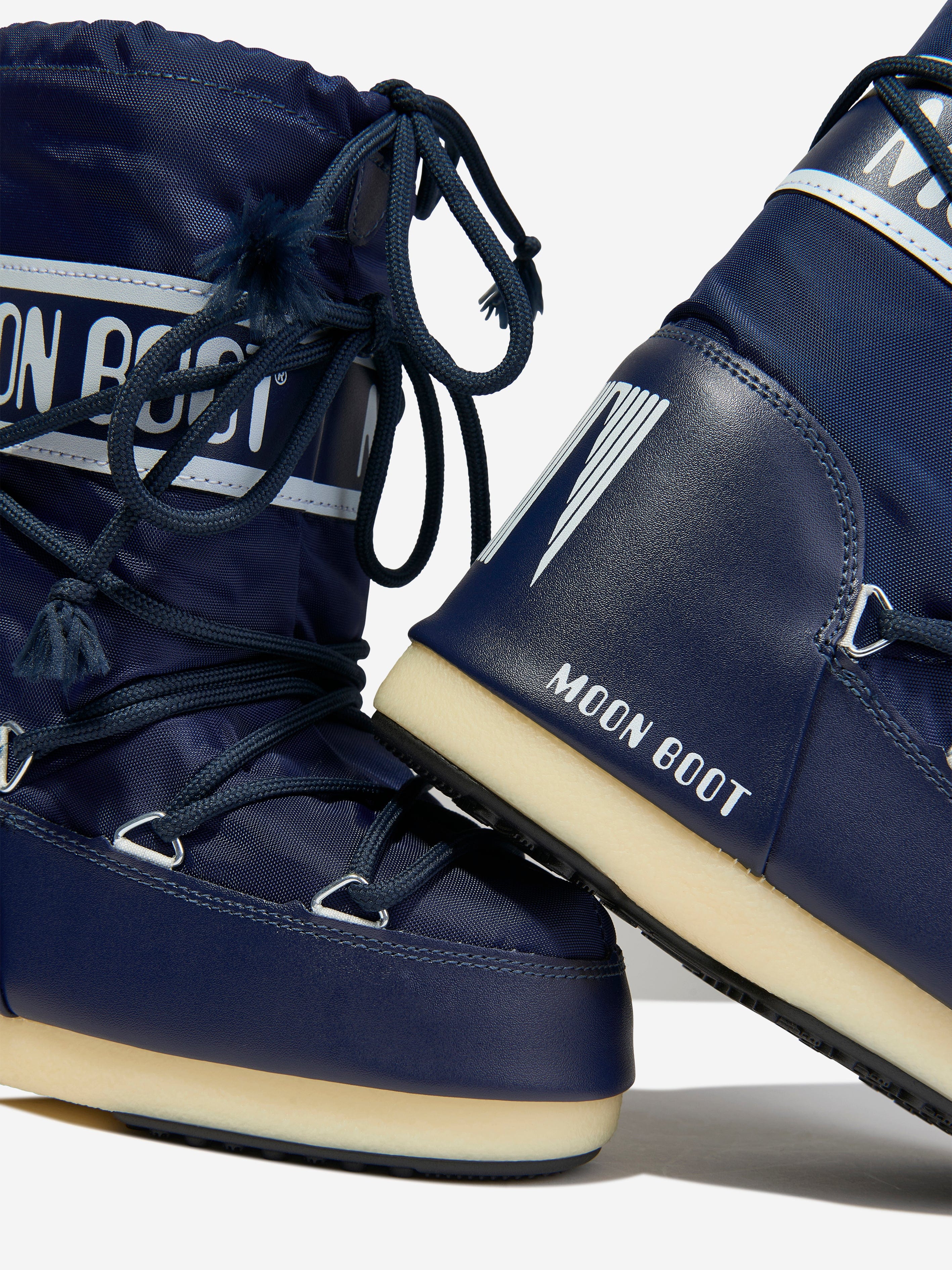 Moon Boot Moon Boot Kids Icon Nylon Snow Boots in Blue