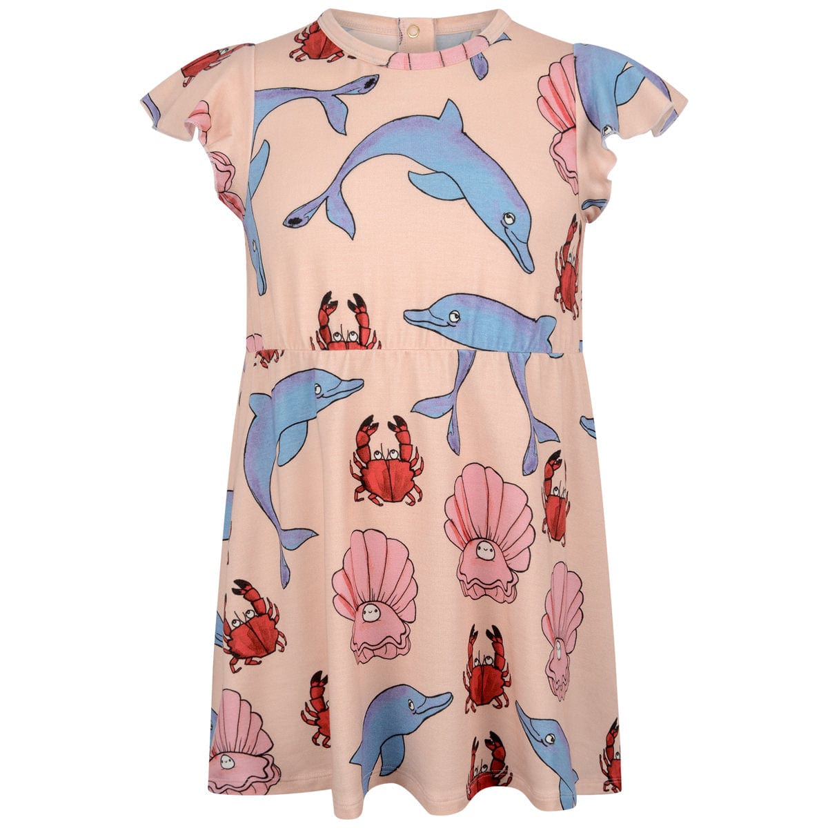 mini rodini crocodile dress Multicolor Dolphin Dress Kids