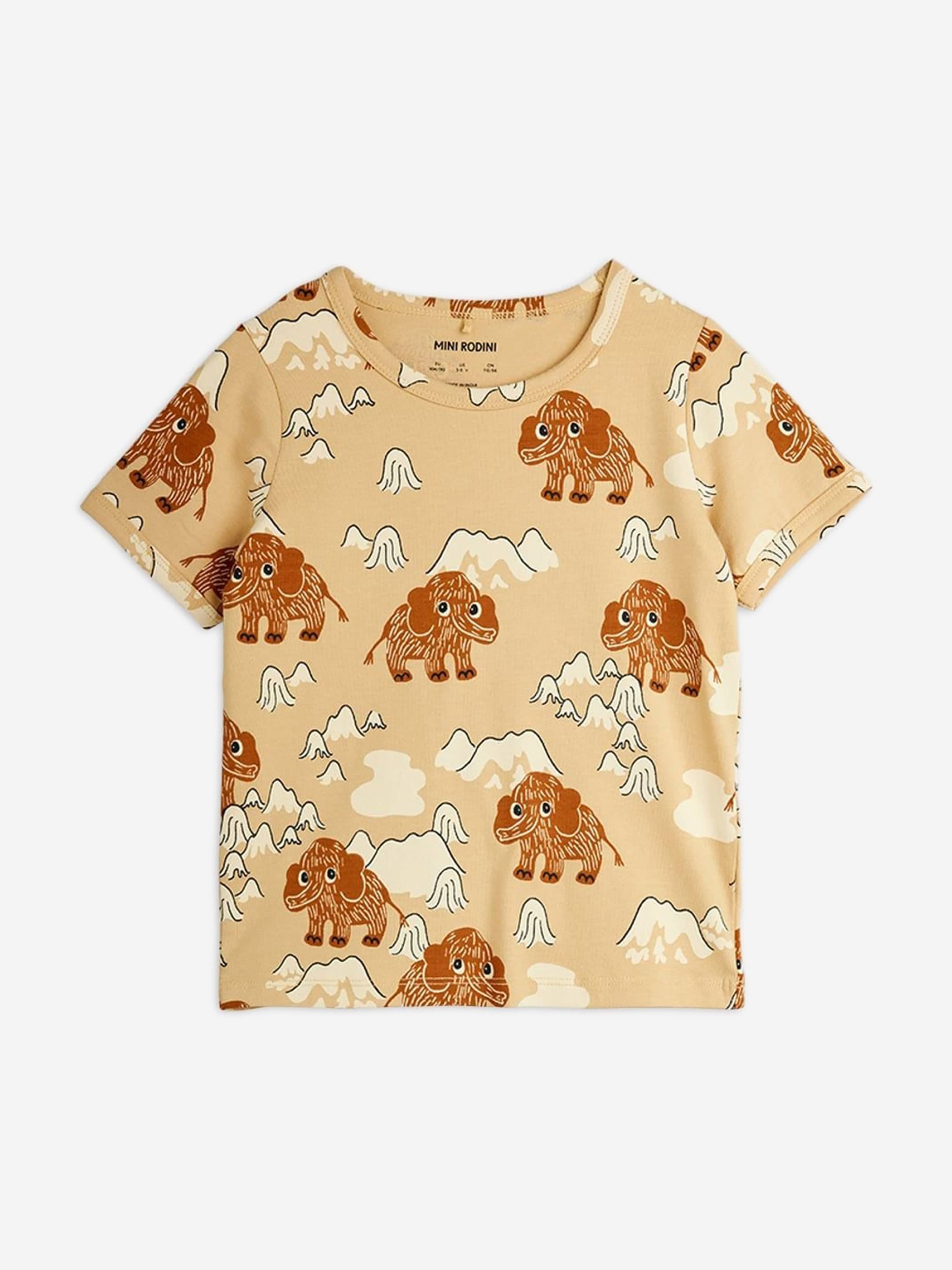 Mini Rodini Kids Mammoth Print T-Shirt