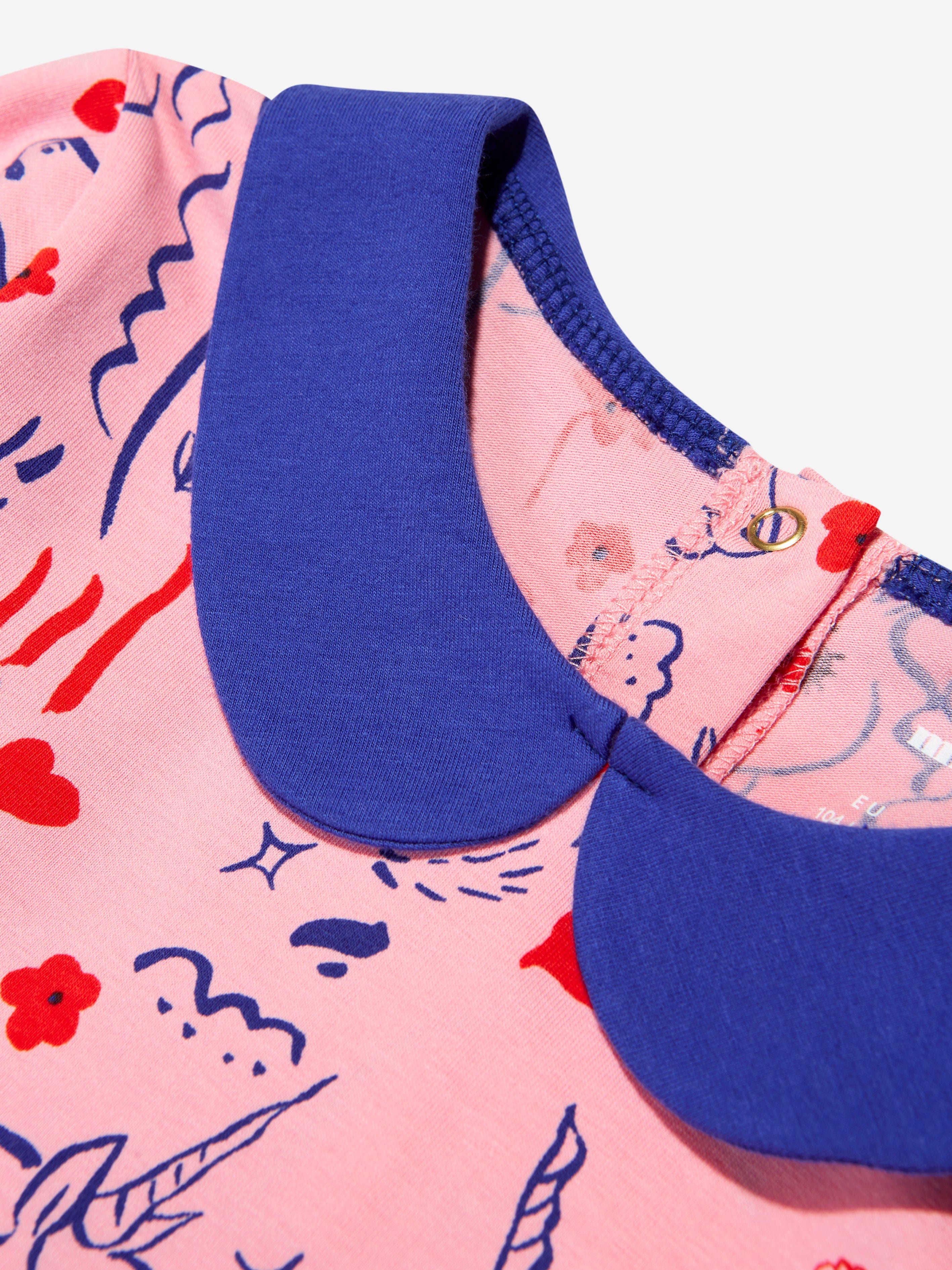 mini rodini unicorn dress Mini Rodini Unicorn Woven Dress with Frills
