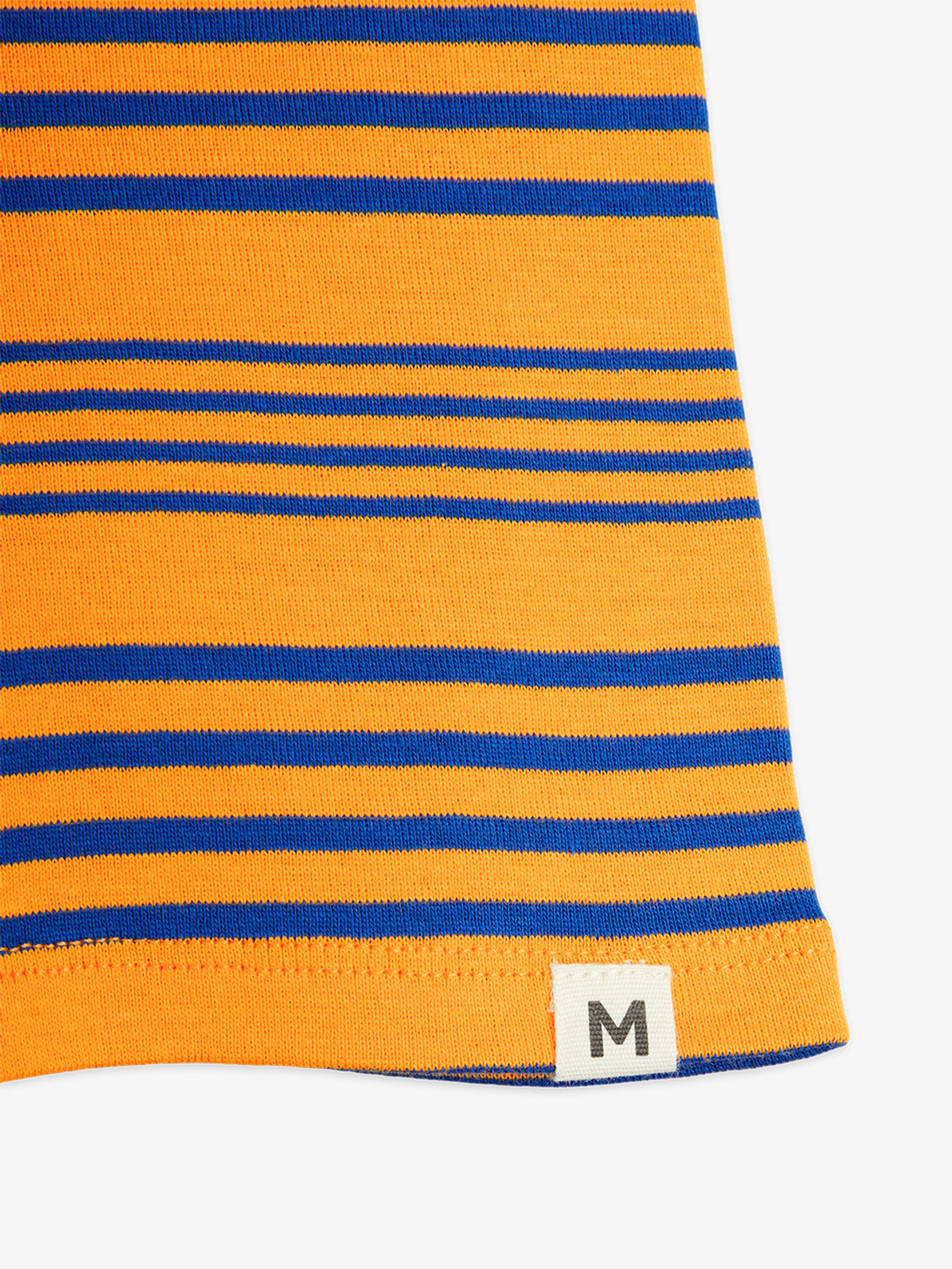 Mini Rodini Kids Striped T-Shirt in Orange | Childsplay Clothing