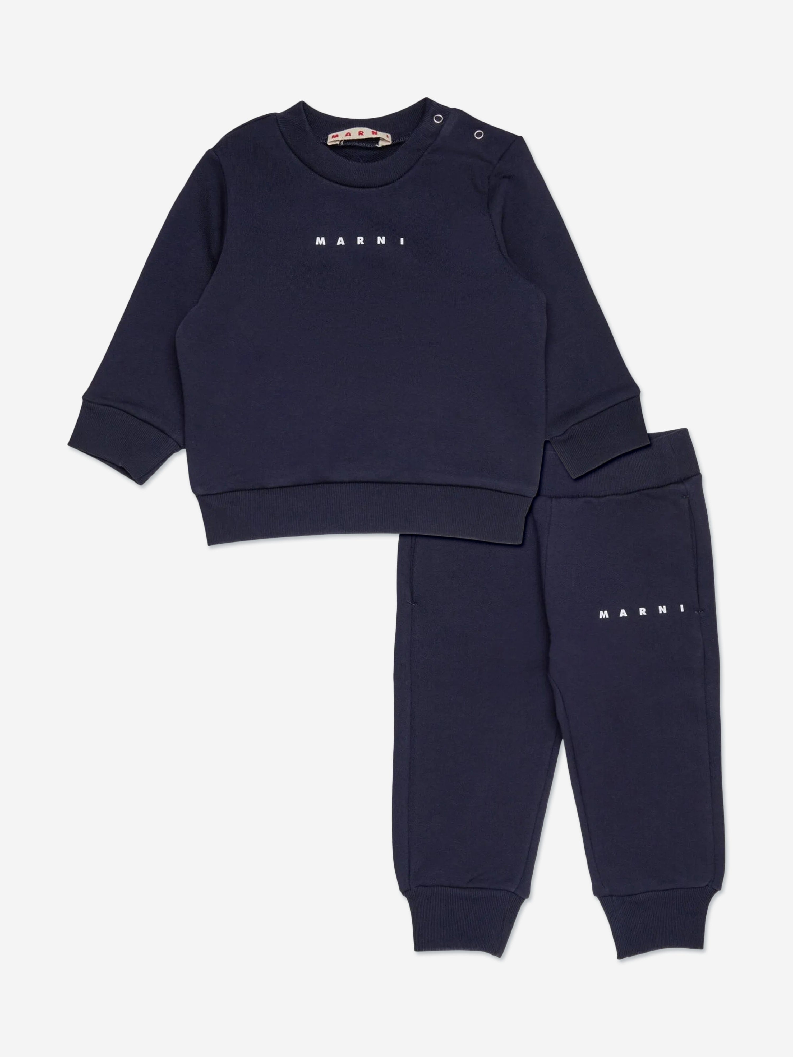 MARNI Baby Logo Tracksuit in Navy