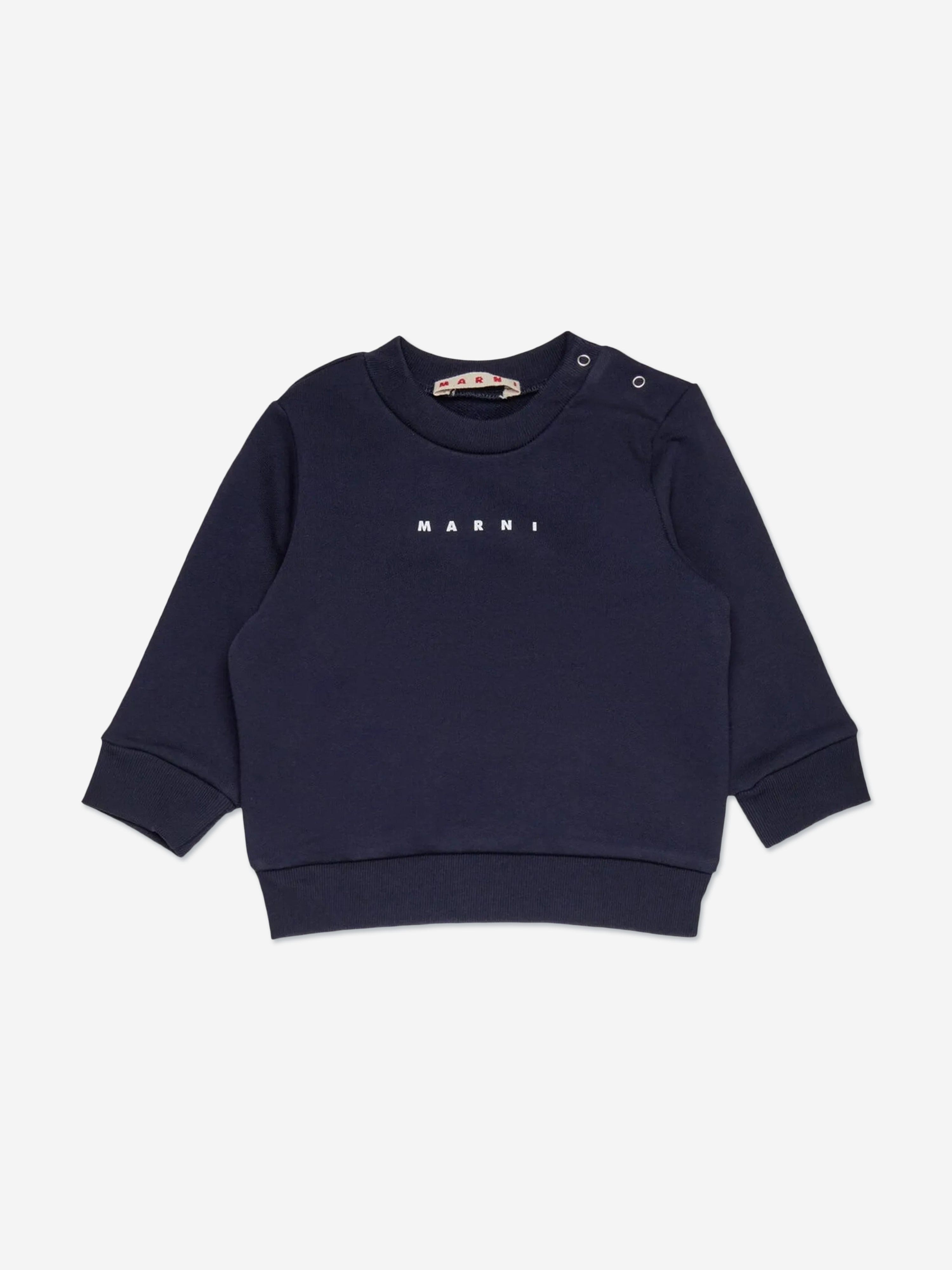 MARNI Baby Logo Tracksuit in Navy