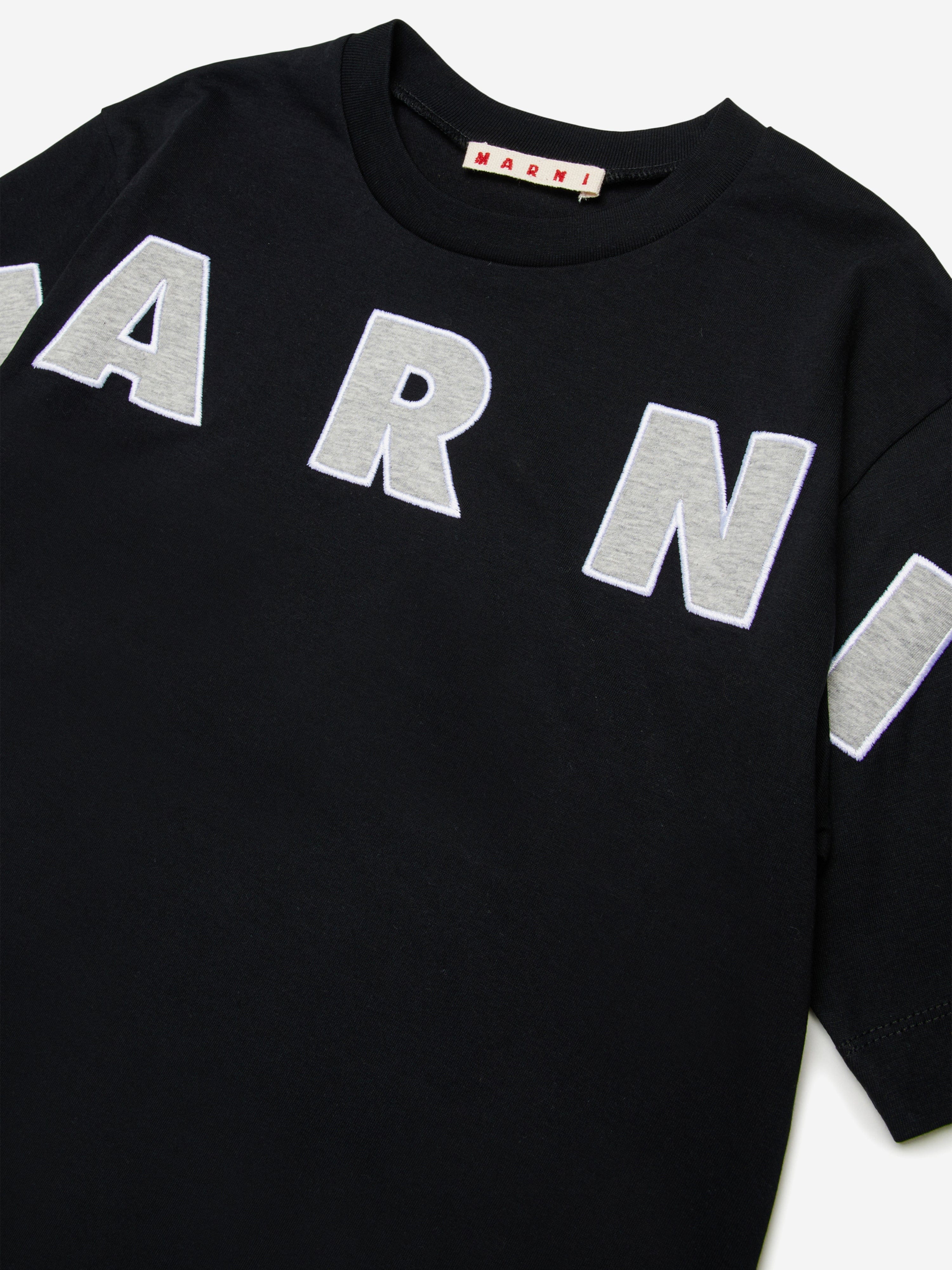 MARNI Kids Logo T-Shirt in Black | Childsplay Clothing