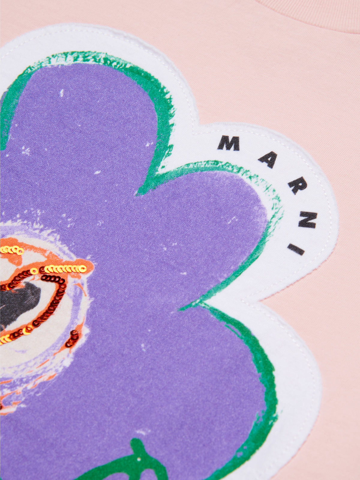 MARNI Girls Flower Print T-Shirt in Pink | Childsplay Clothing