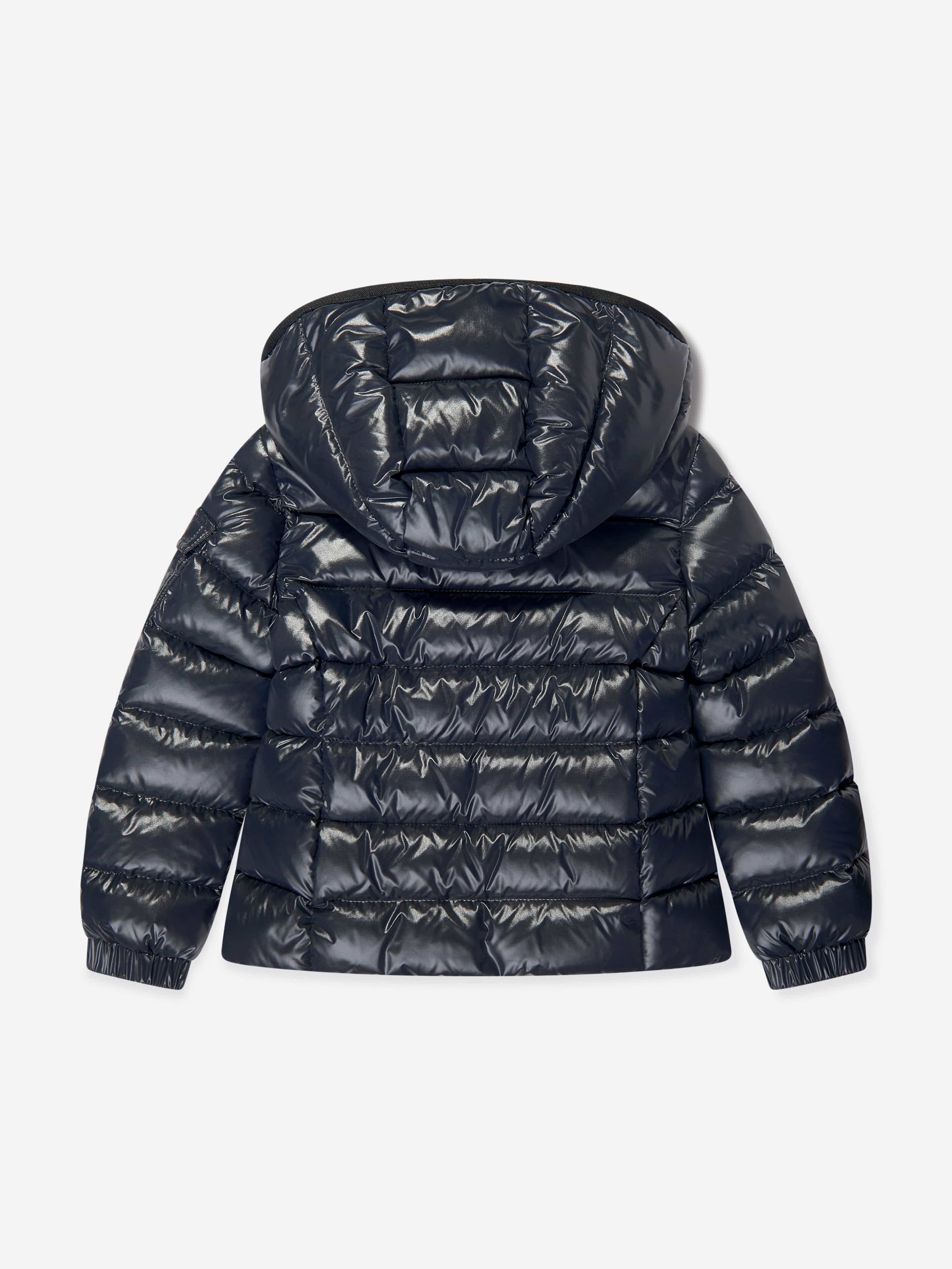 Moncler Enfant Girls Down Padded Bady Jacket in Navy | Childsplay
