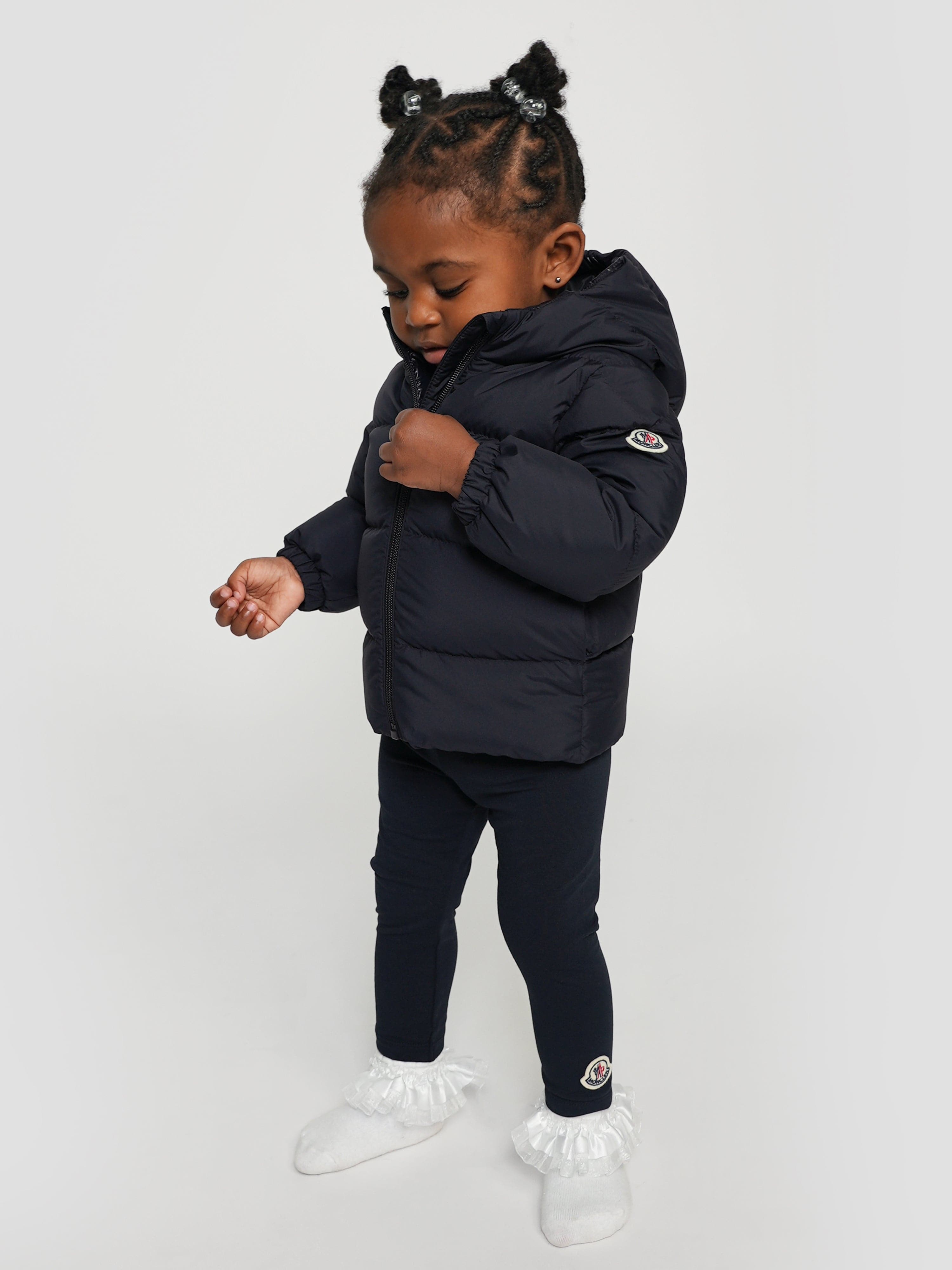 Puffer Coat Baby Girls Navy Coat Moncler Enfant Moncler Enfant