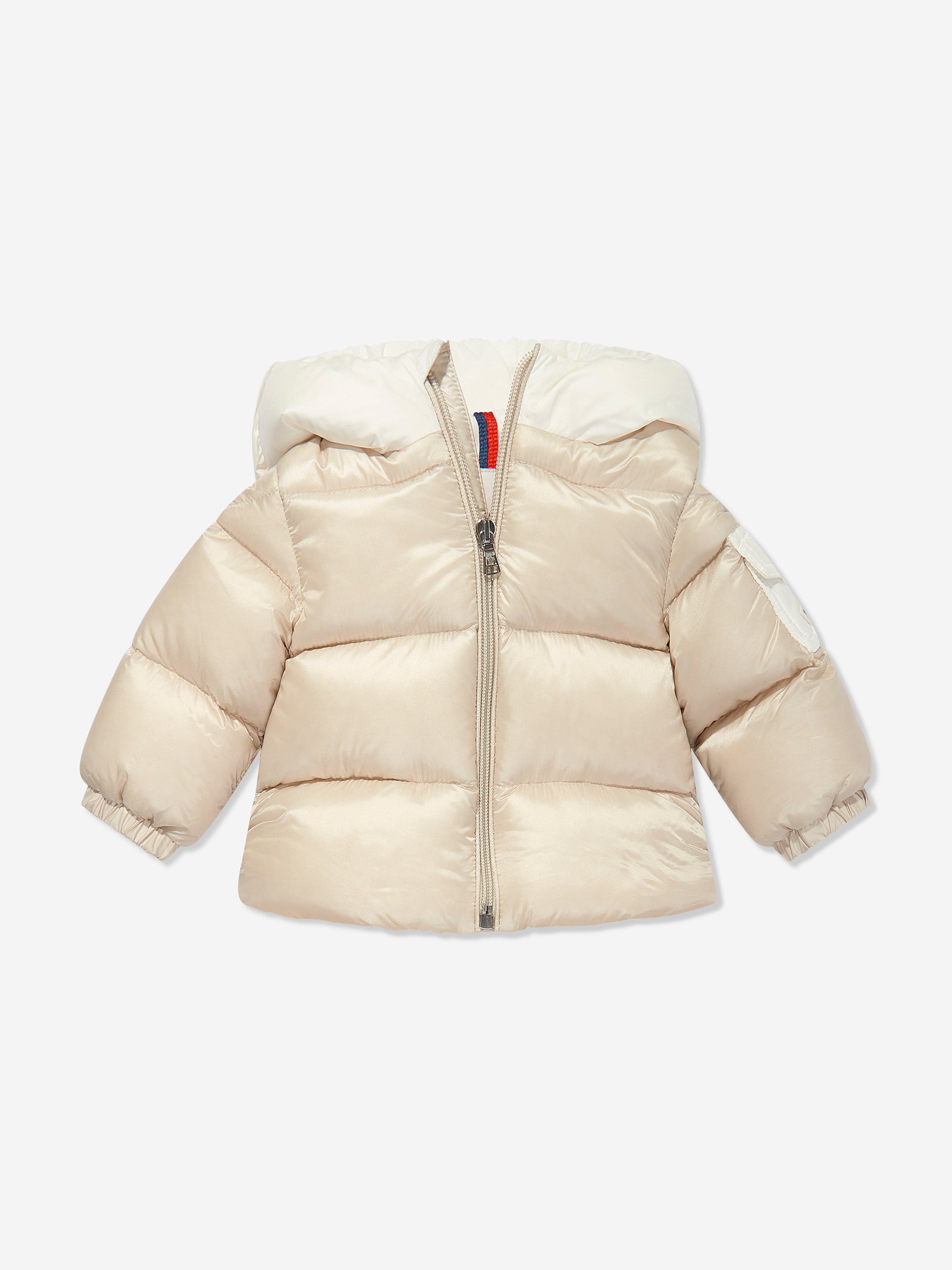 Moncler Enfant Baby Down Padded Ueno Nest in Ivory | Childsplay