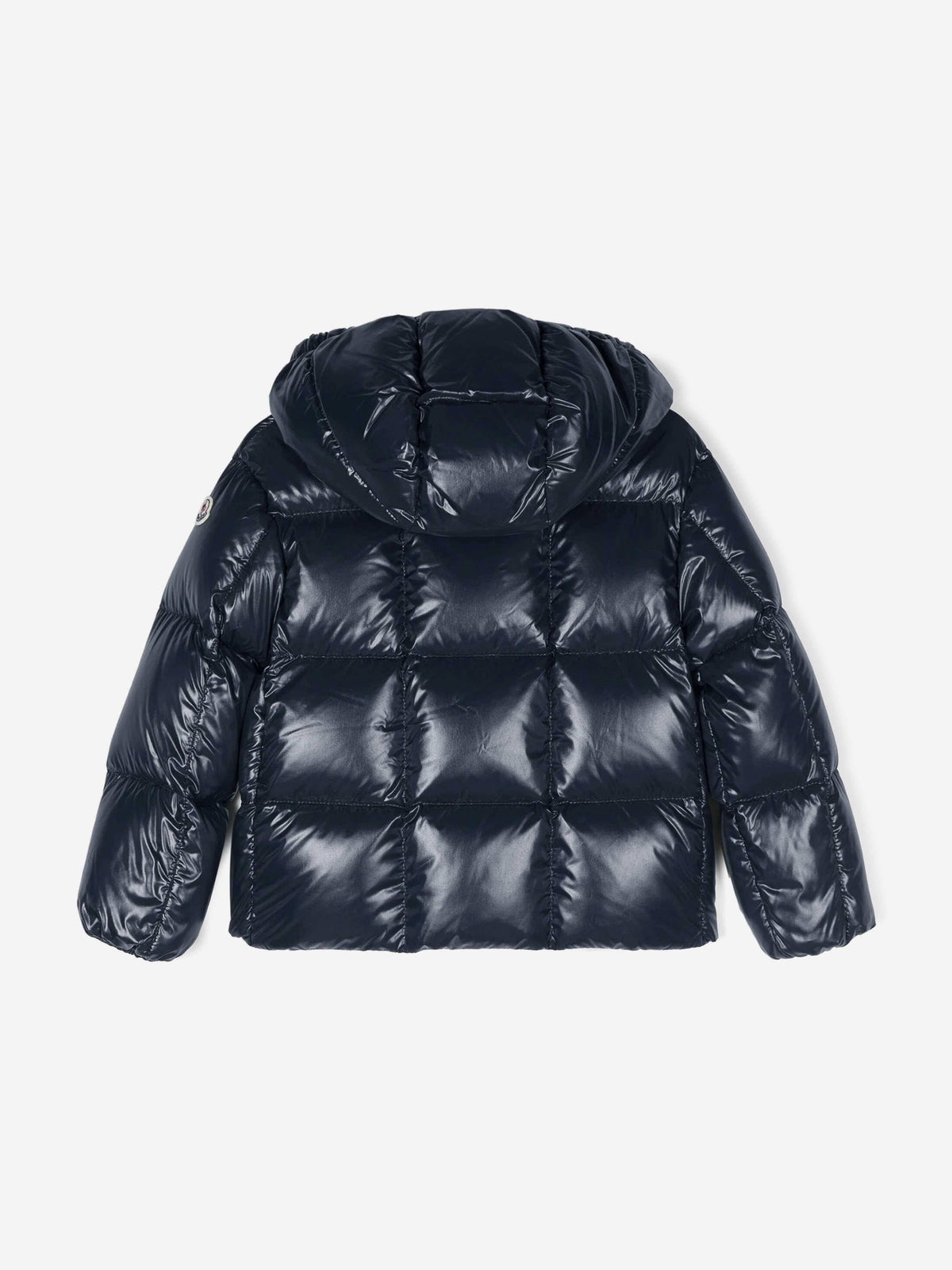Moncler Enfant Girls Down Padded Parana Jacket in Navy display picture 1