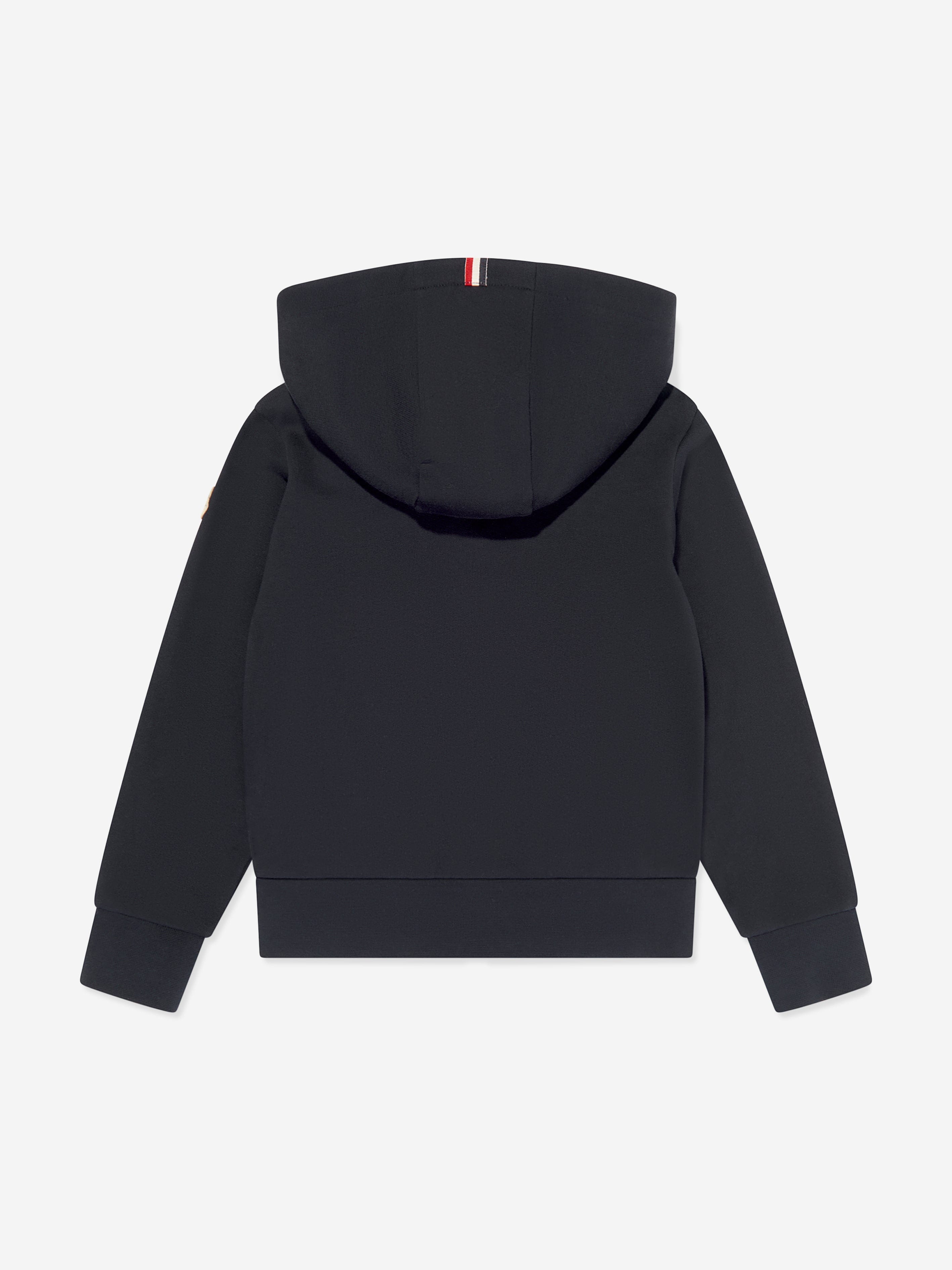 Moncler Enfant Boys Zip Up Top in Navy | Childsplay Clothing