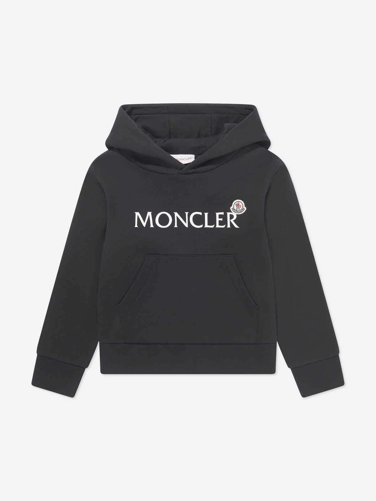 Moncler Enfant Boys Logo Hoodie in Black | Childsplay Clothing