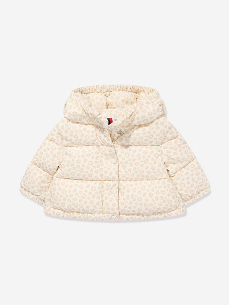 Moncler Enfant Baby Girls Down Padded Tessa Jacket in Beige