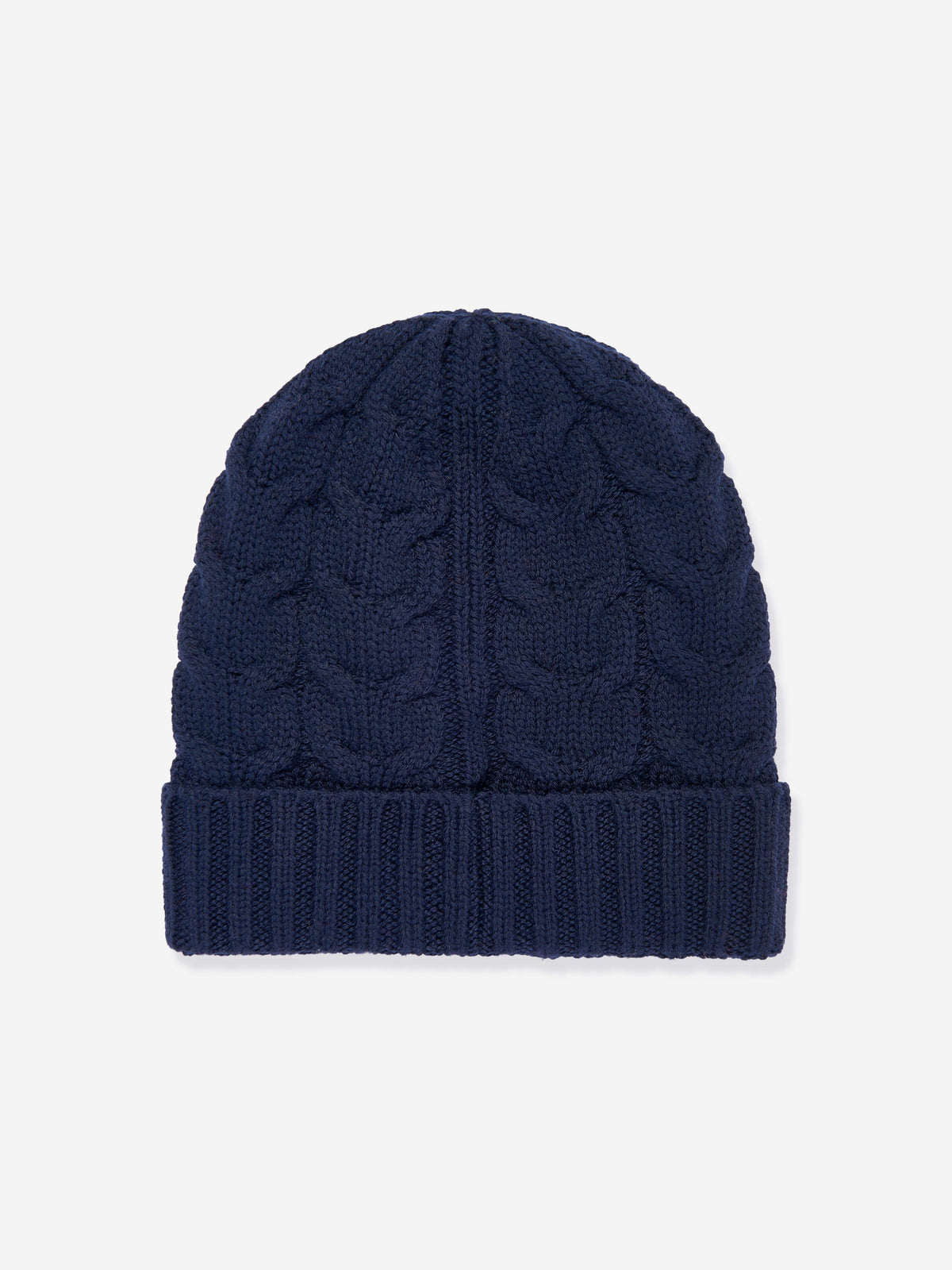 Moncler Dark Blue Fuzzy Knit Hat Navy Blue Wool Beanie - Hats & Beanies for Men | Moncler DK main image 4