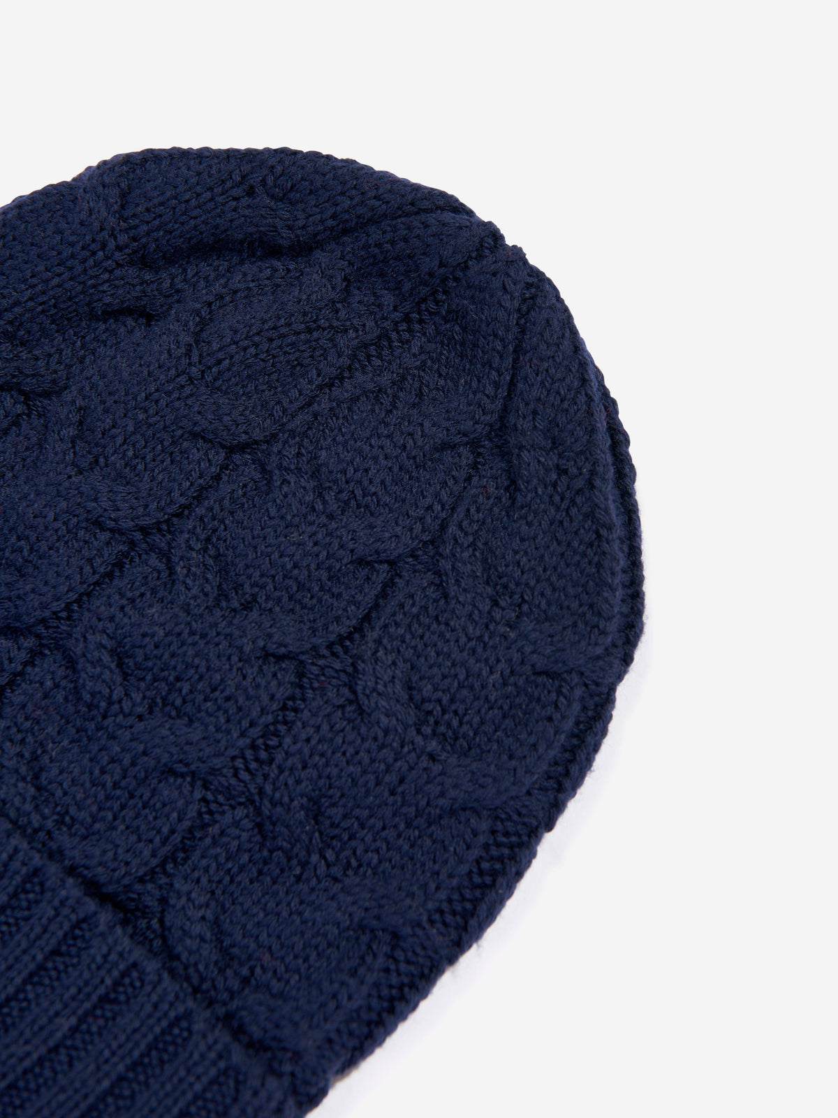 Moncler Dark Blue Fuzzy Knit Hat Navy Blue Wool Beanie - Hats & Beanies for Men | Moncler DK main image 2