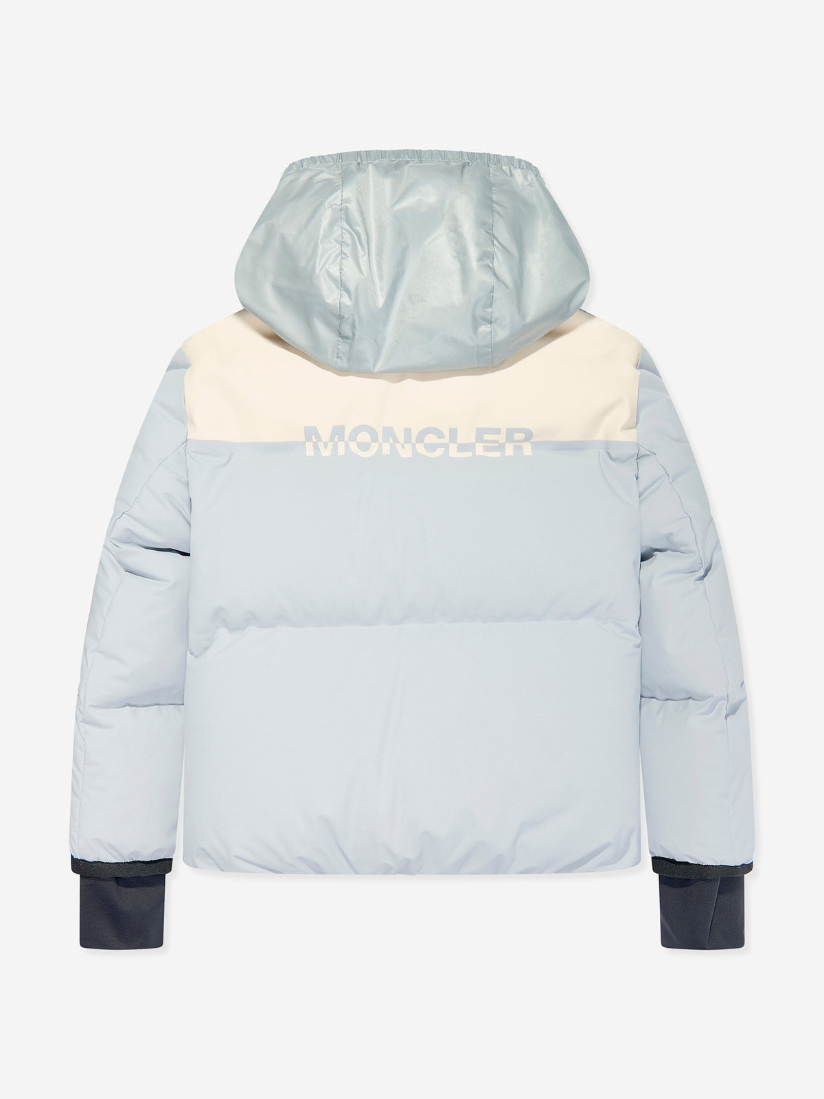 Moncler Enfant Girls Grenoble Down Padded Stennes Jacket in Blue 