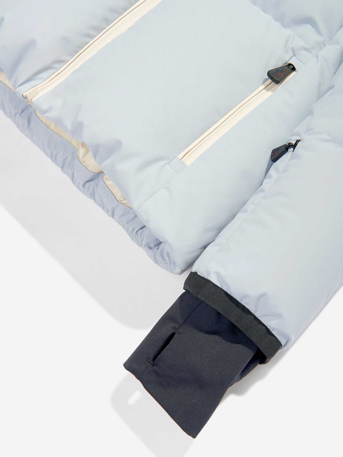 Moncler Enfant Girls Grenoble Down Padded Stennes Jacket in Blue 