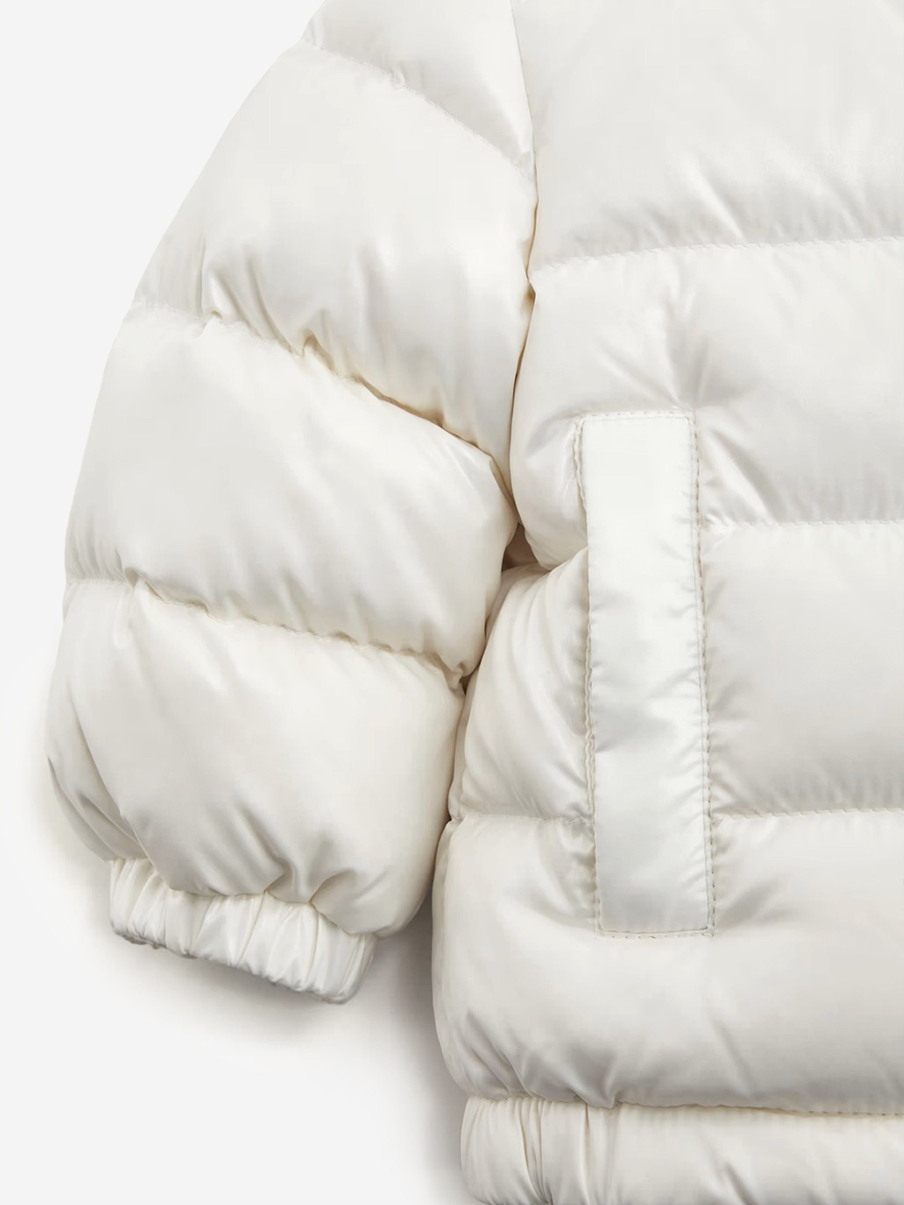 Moncler Enfant Baby Boys Down Padded New Aubert Jacket in White