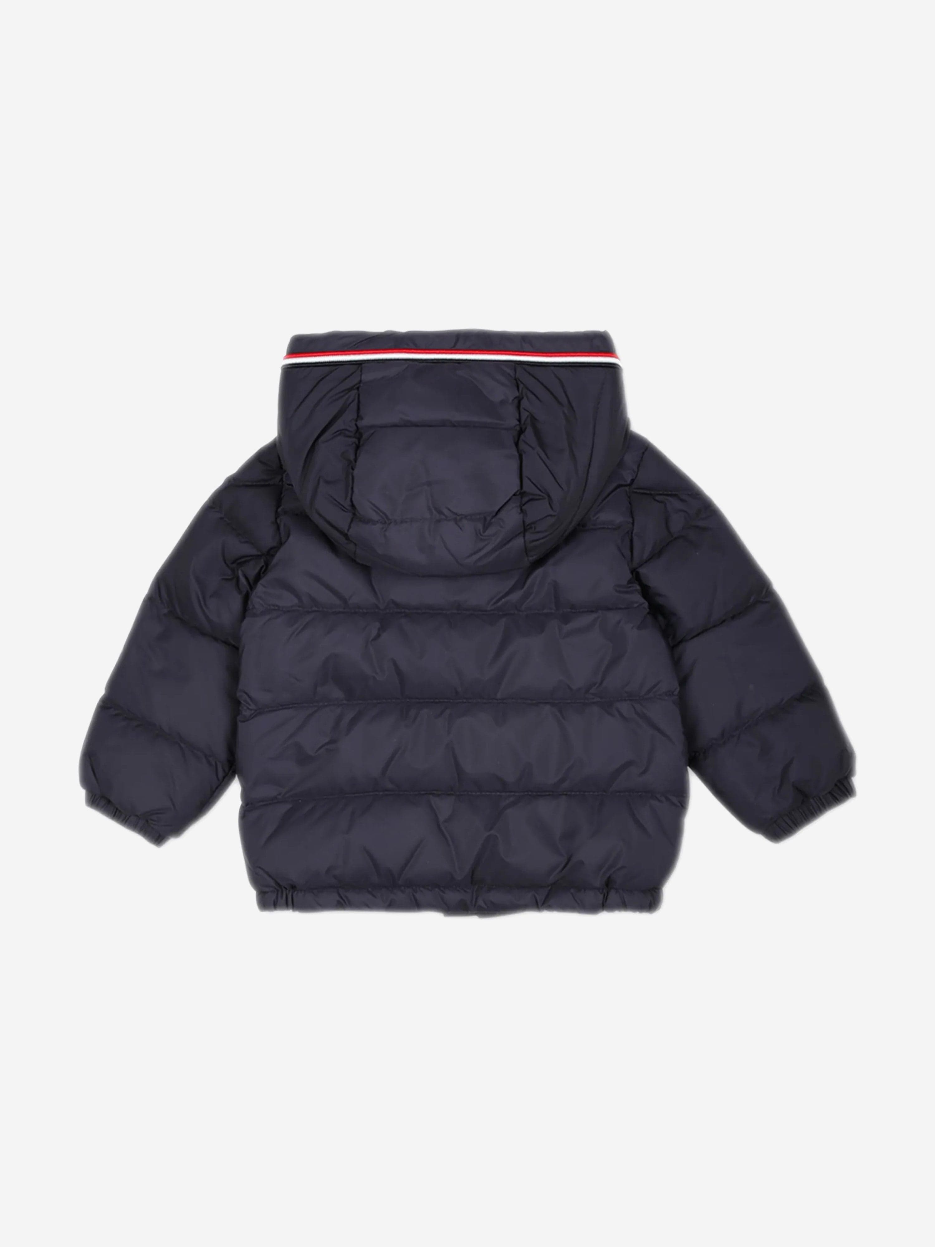 Moncler Enfant Baby Boys Down Padded Merary Jacket in Navy Moncler Enfant Baby Boys Down Padded Merary Jacket in Navy