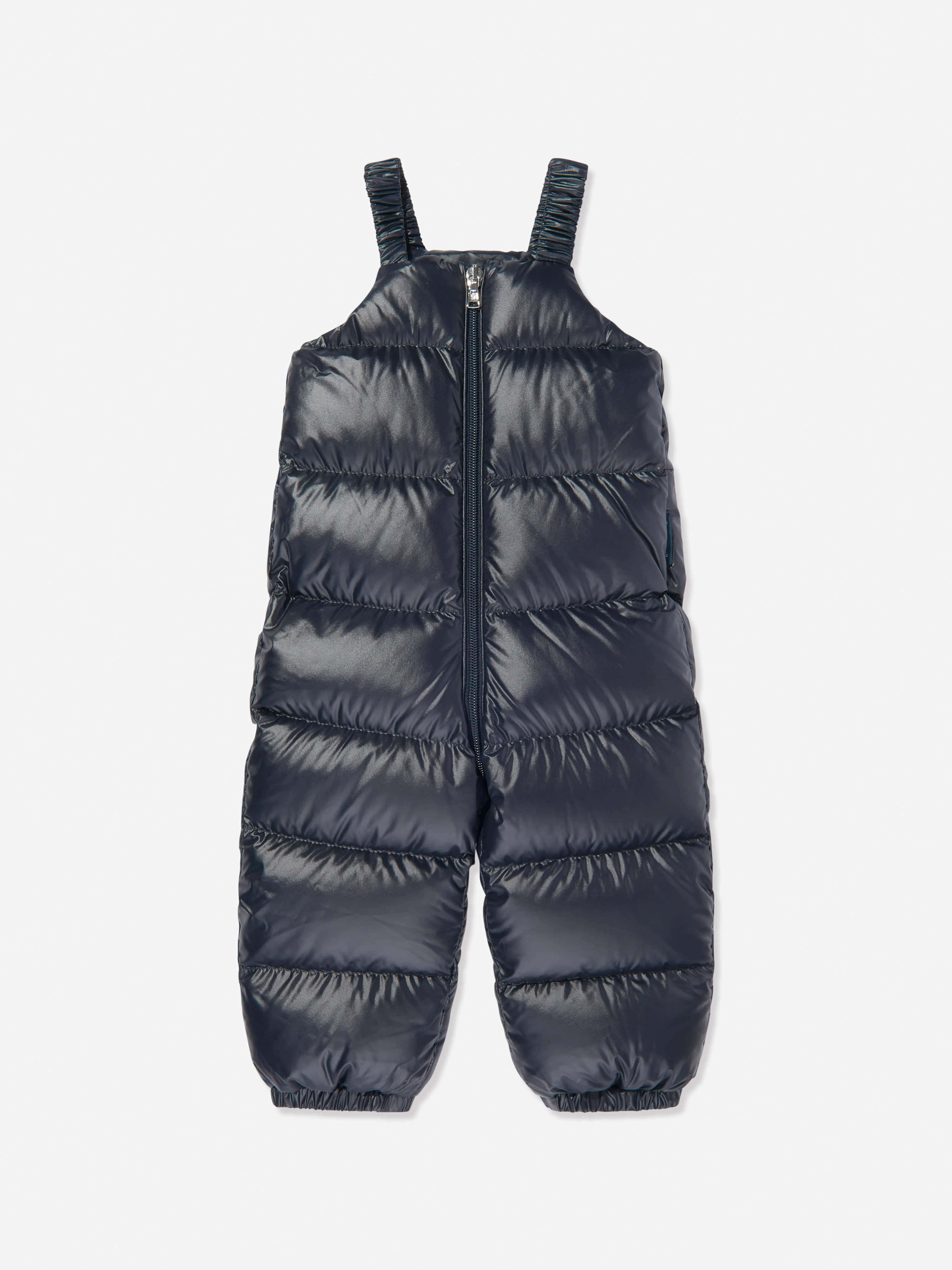 Moncler Enfant Baby Down Padded Snowsuit in Navy | Childsplay Clothing