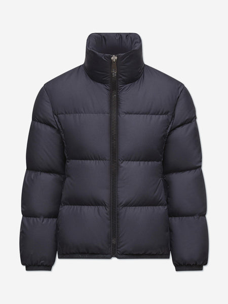 Moncler Enfant Girls Down Padded Cermasa Jacket in Navy