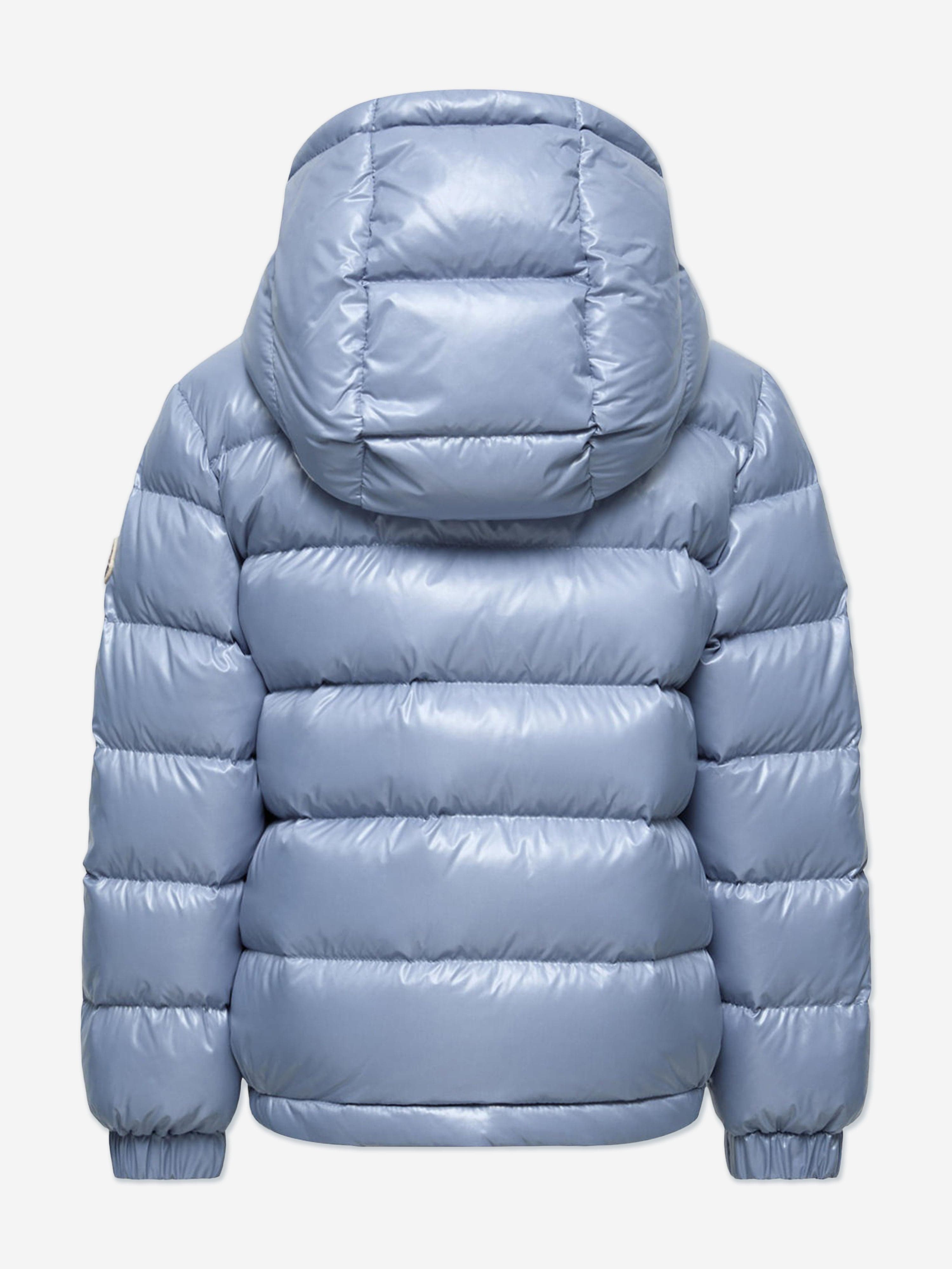 Moncler Enfant Kids Down Padded New Aubert Jacket in Blue