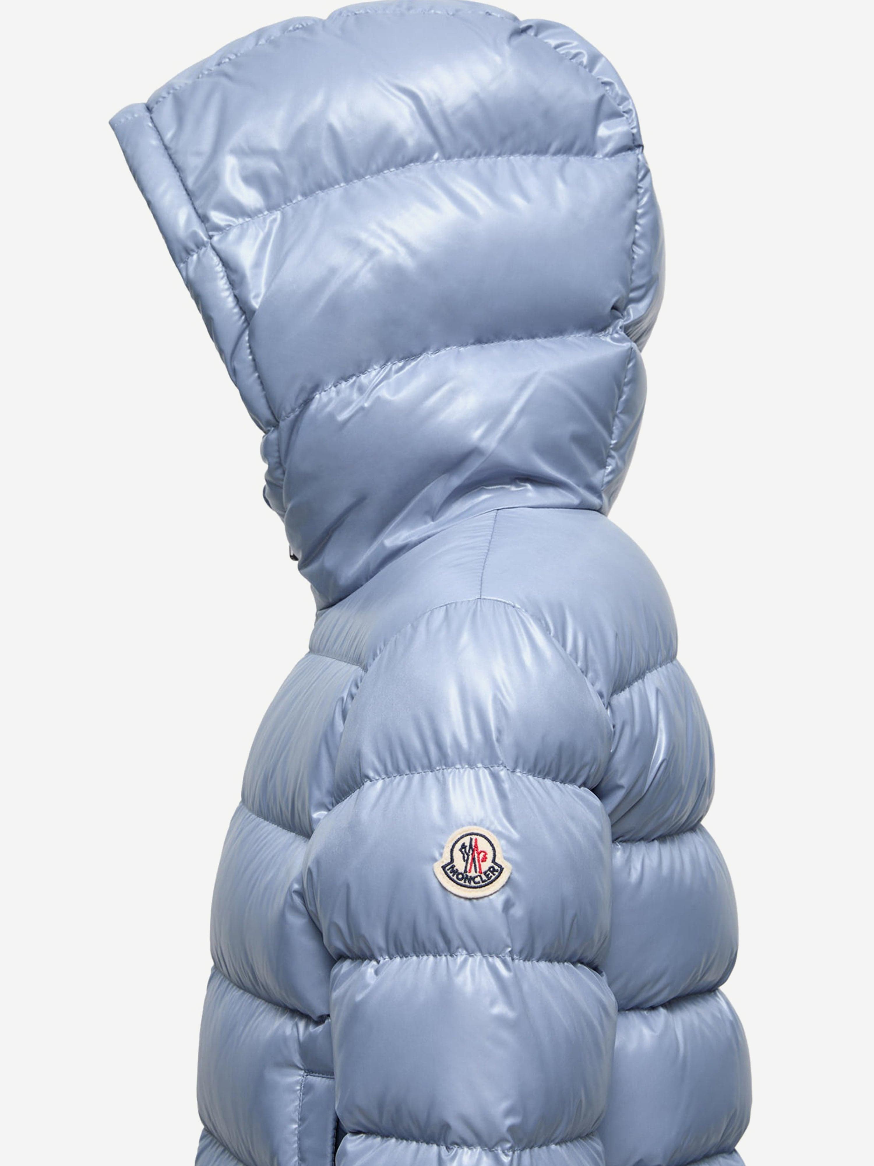 Moncler Enfant Kids Down Padded New Aubert Jacket in Blue