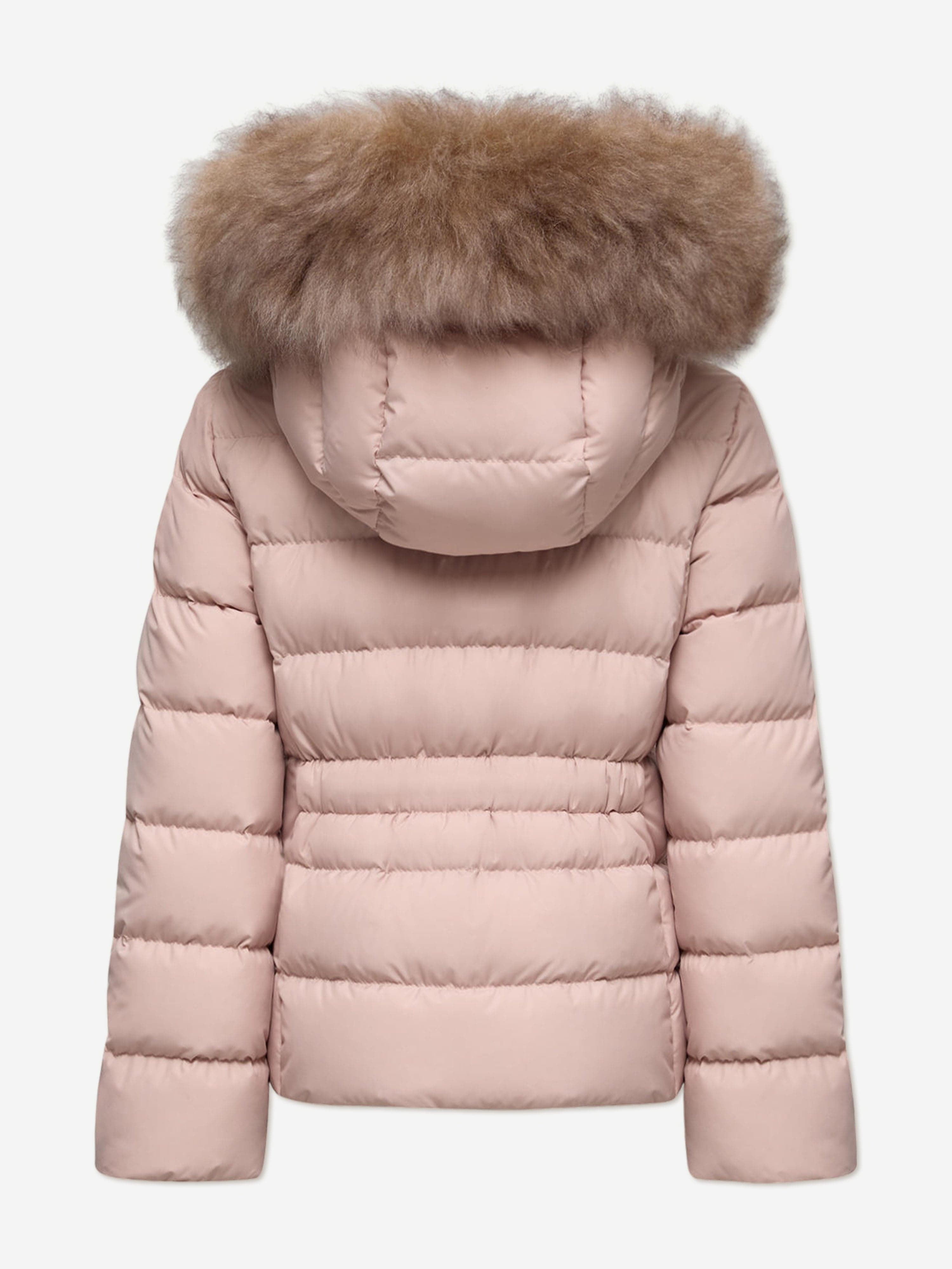 Moncler Enfant Girls Down Padded Boedette Jacket in Pink
