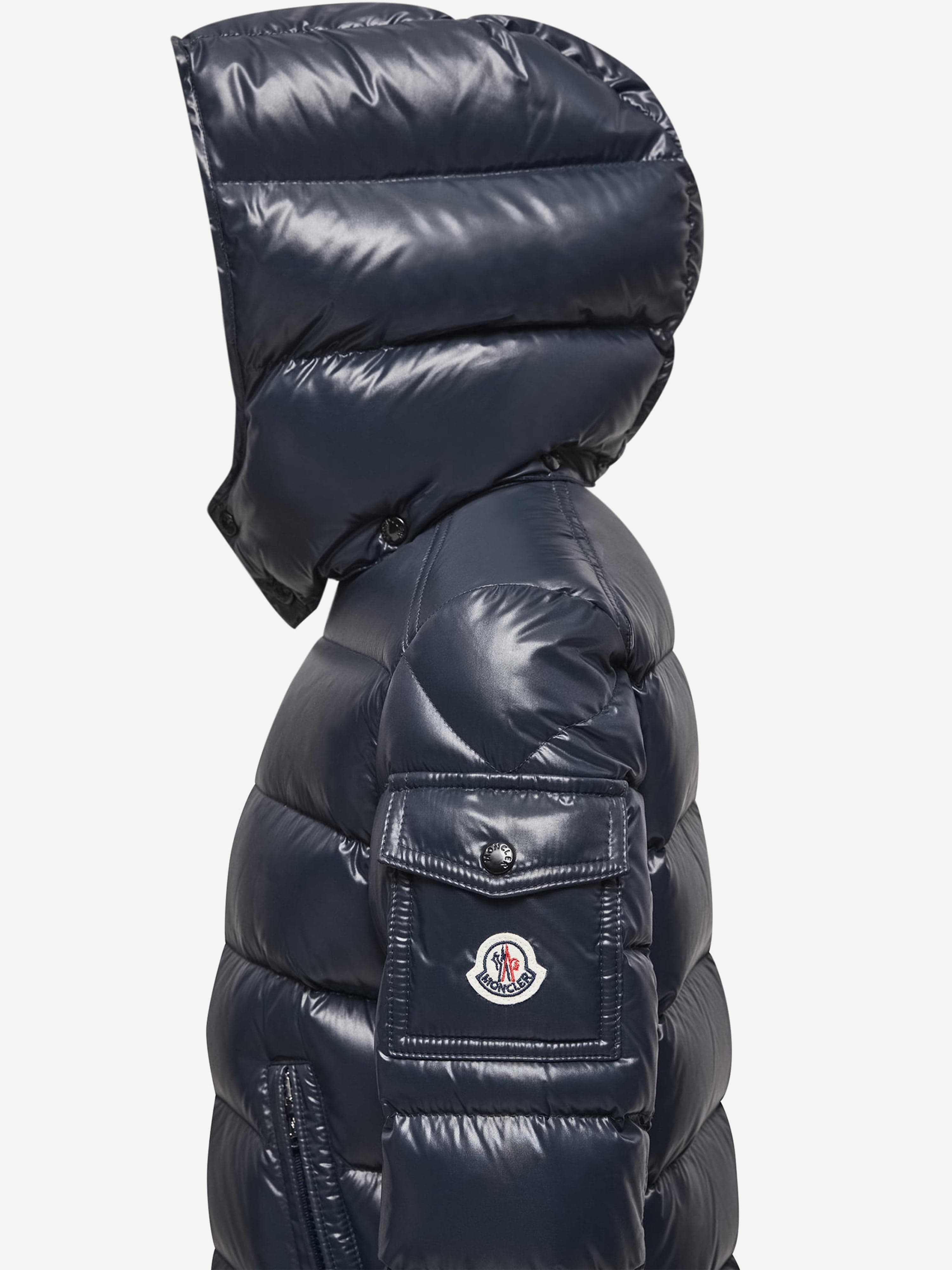 MONCLER MAYAモンクレール ダウンジャケット キッズ ネイビー 6Y Navy Blue Moncler Maya Baby Hooded Down Jacket - Outerwear for