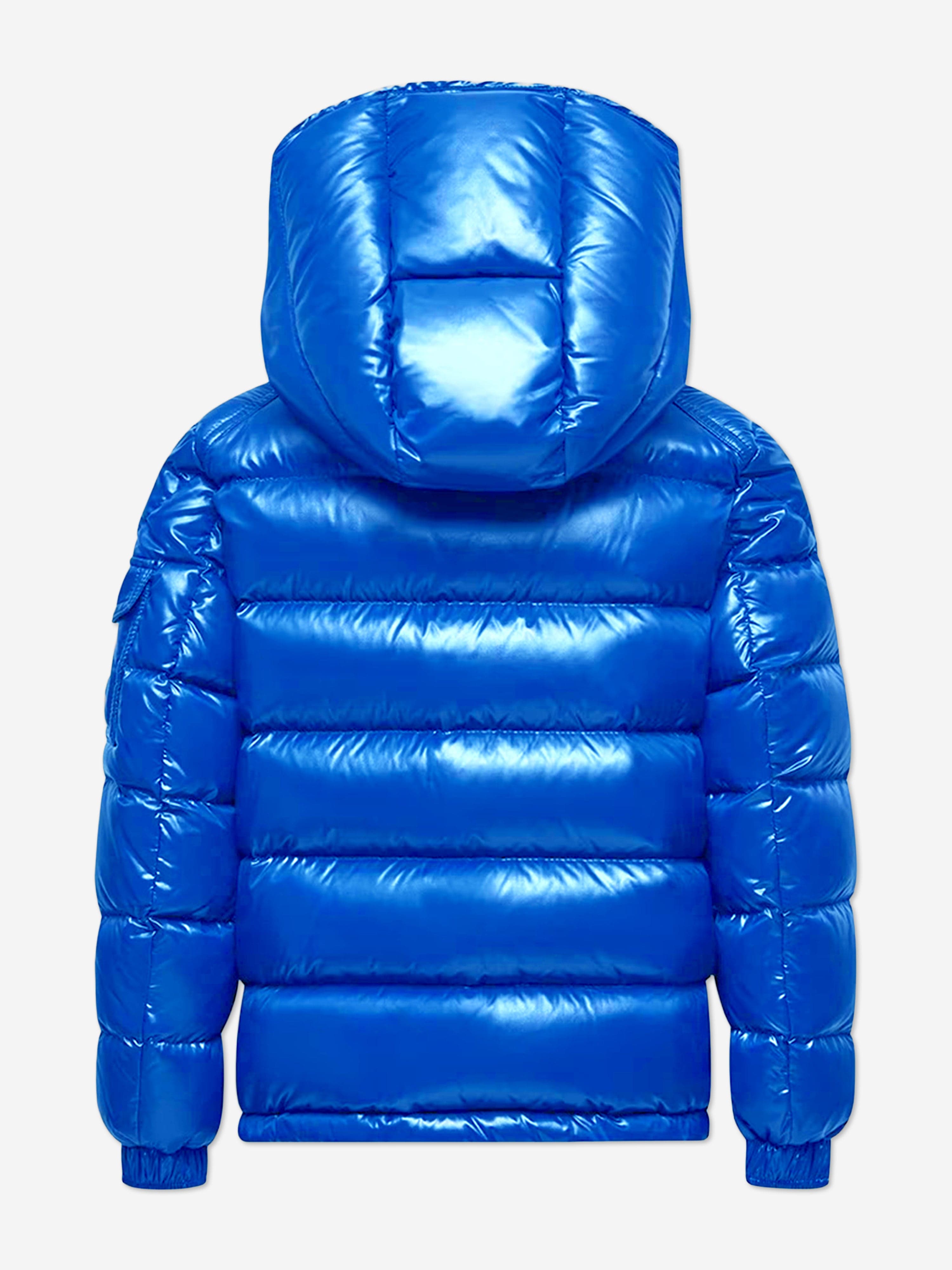 Moncler Enfant Kids Down Padded Maya Jacket in Blue | Childsplay