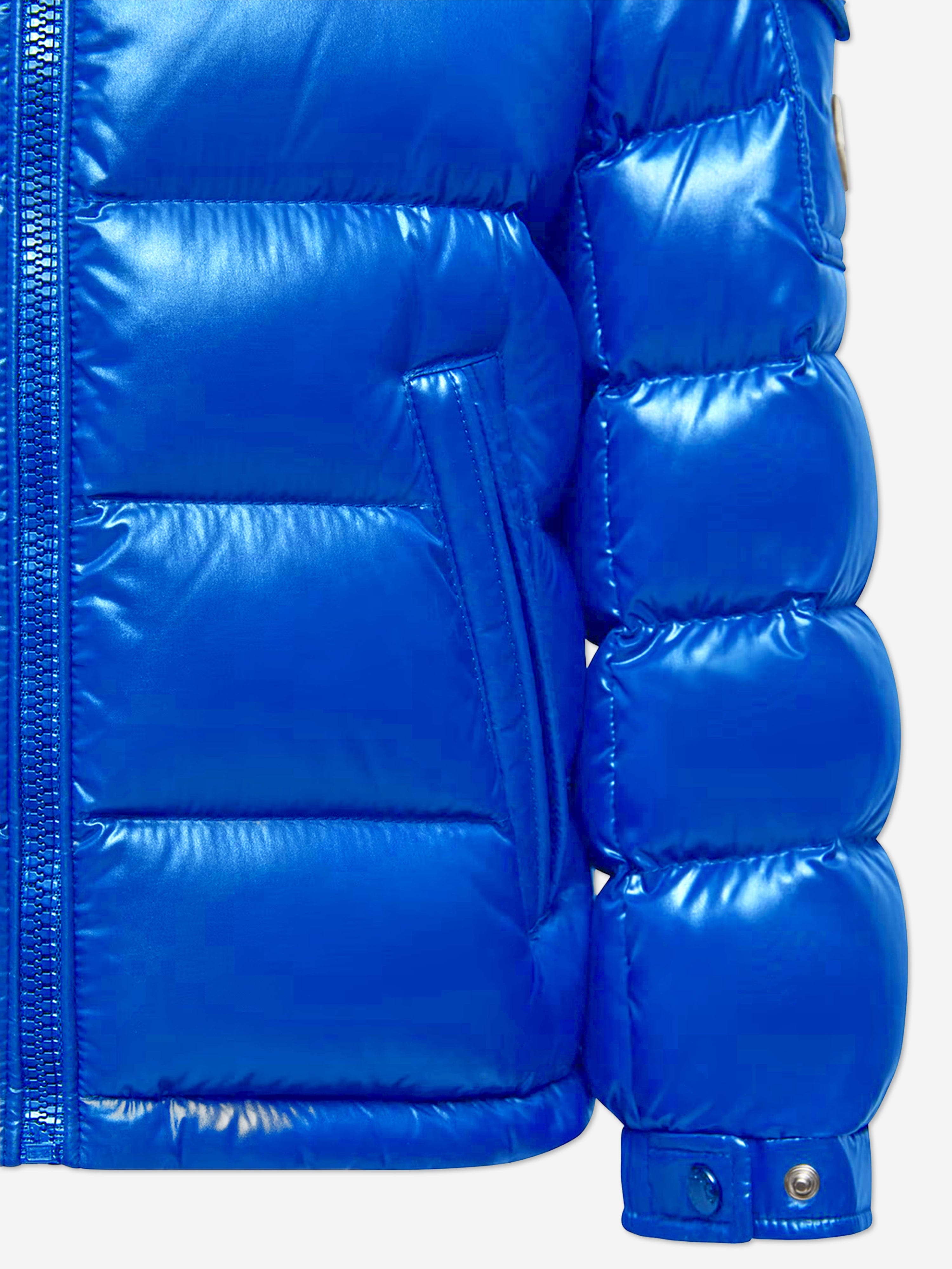 Moncler Enfant Kids Down Padded Maya Jacket in Blue | Childsplay