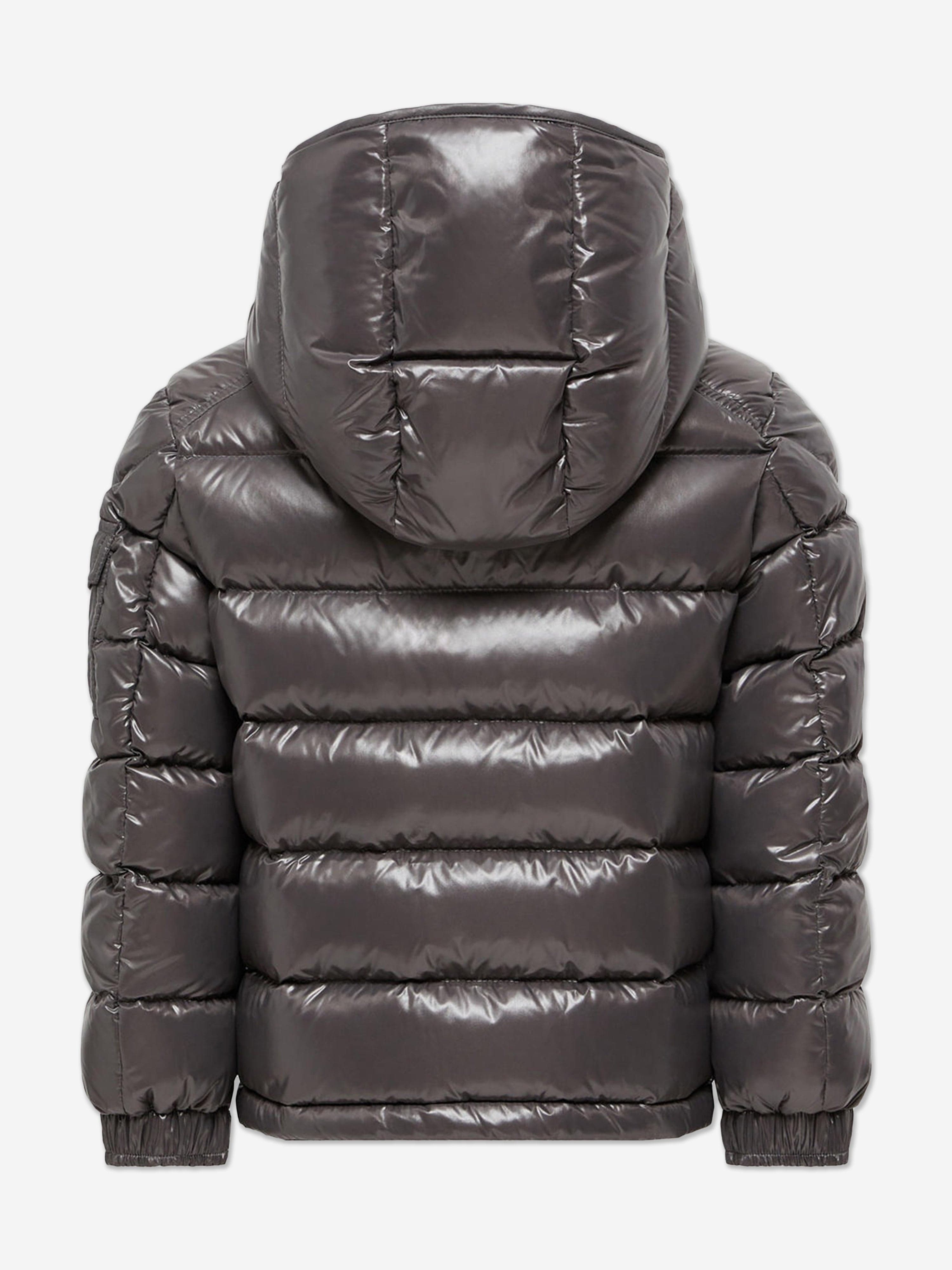 Moncler Enfant Kids Down Padded Maya Jacket in Grey | Childsplay