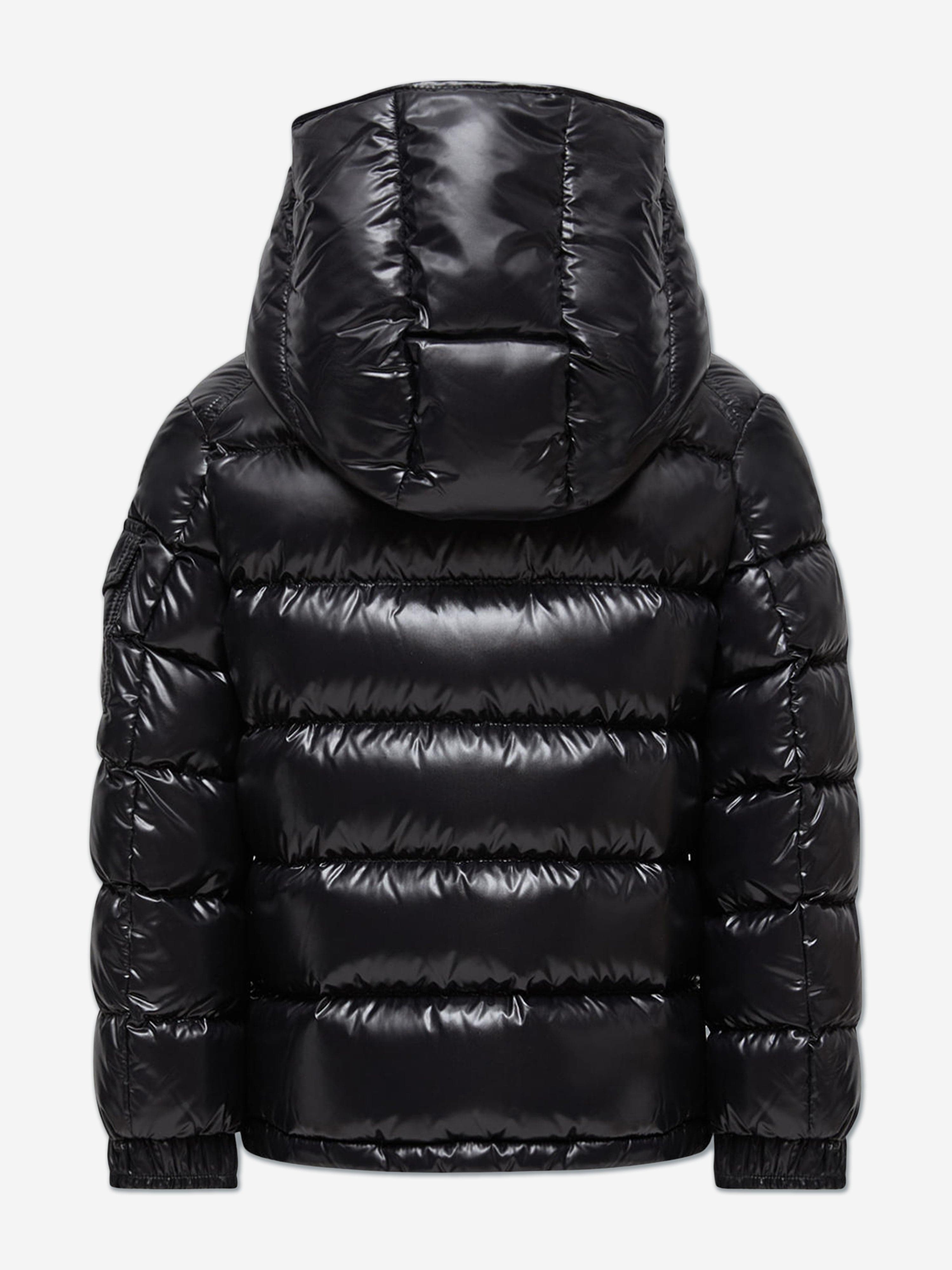 Moncler Enfant Kids Down Padded Maya Jacket in Black | Childsplay