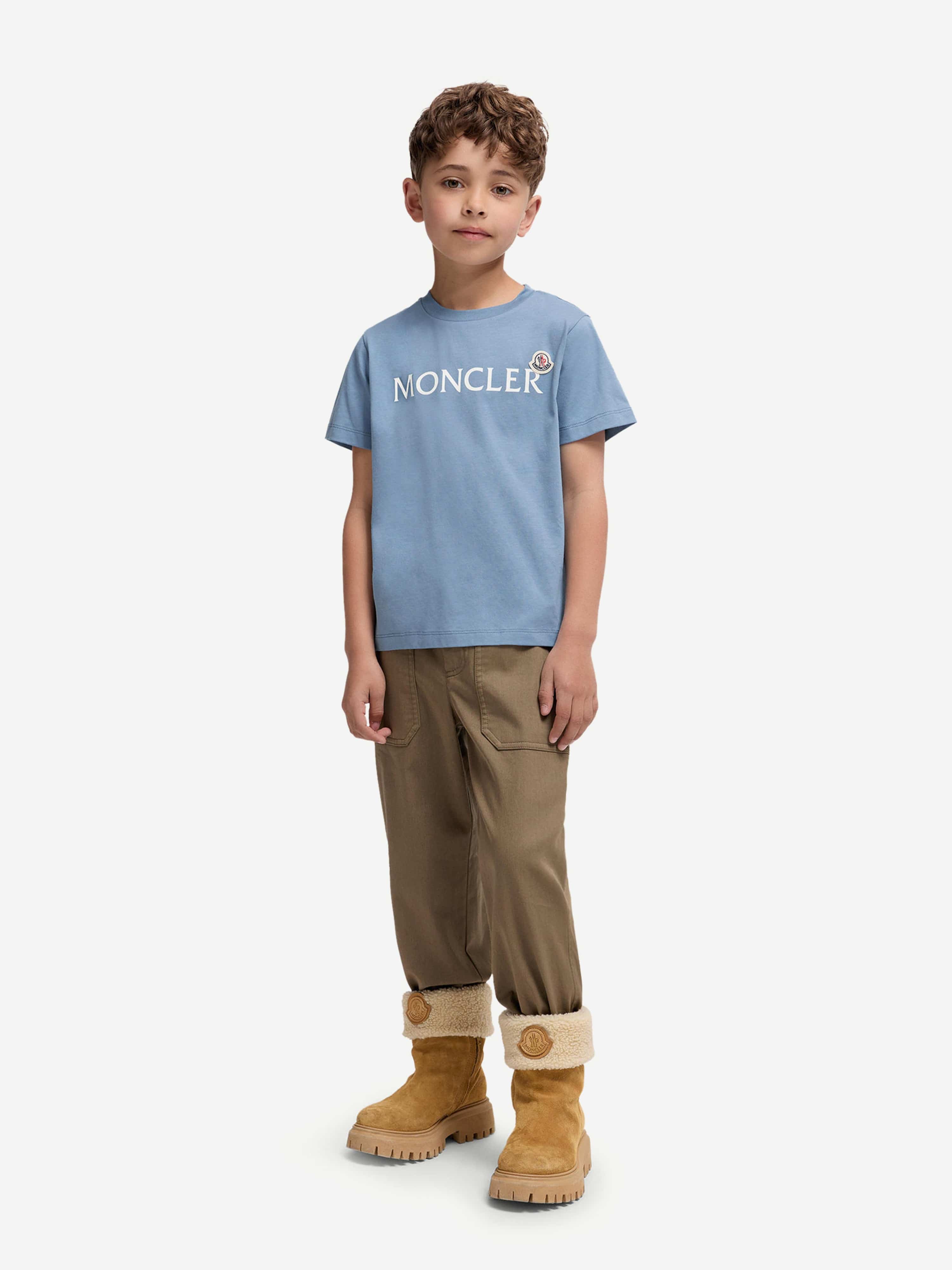 Boys Logo T-Shirt in Blue