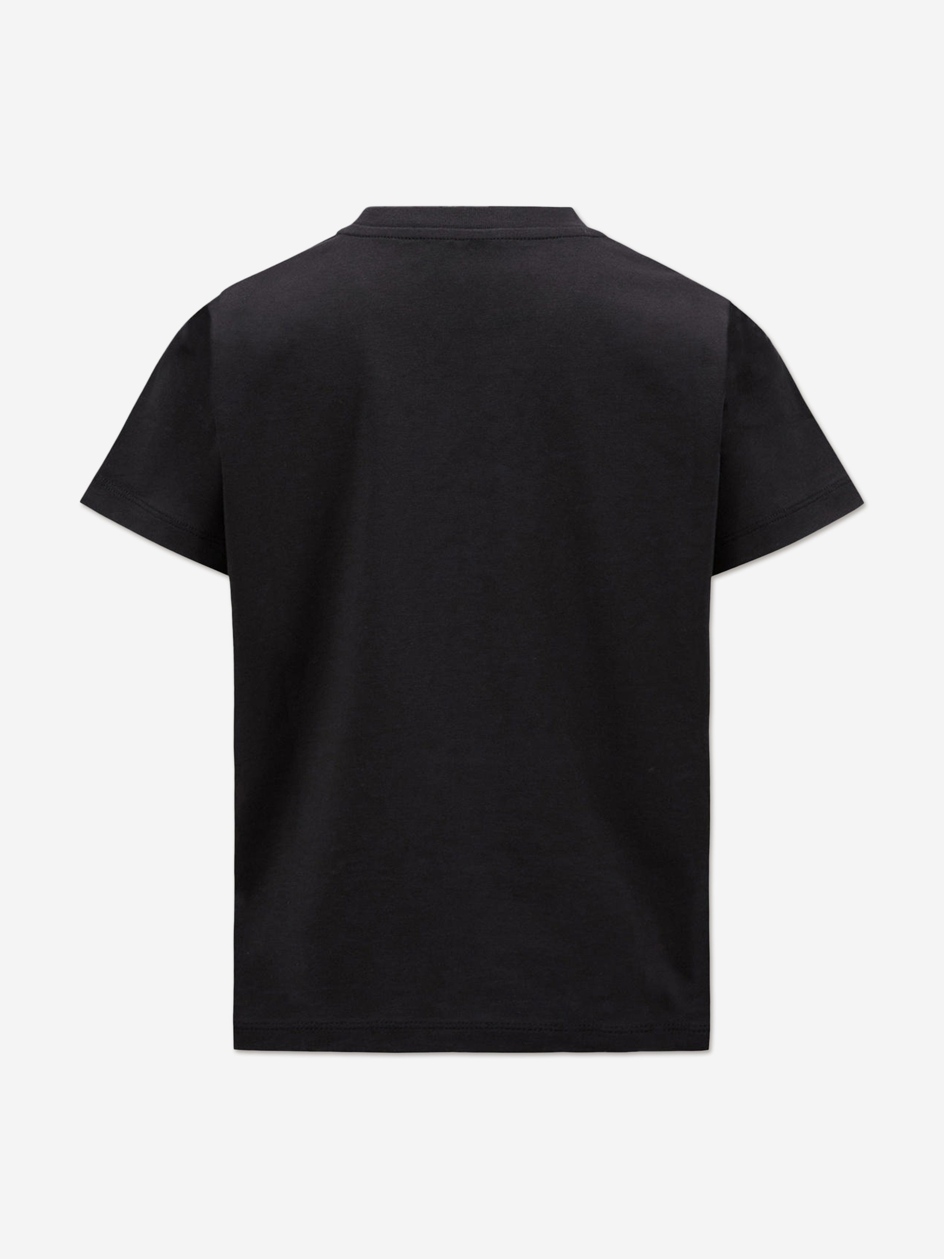 Moncler Enfant Boys Logo T-Shirt in Black | Childsplay Clothing