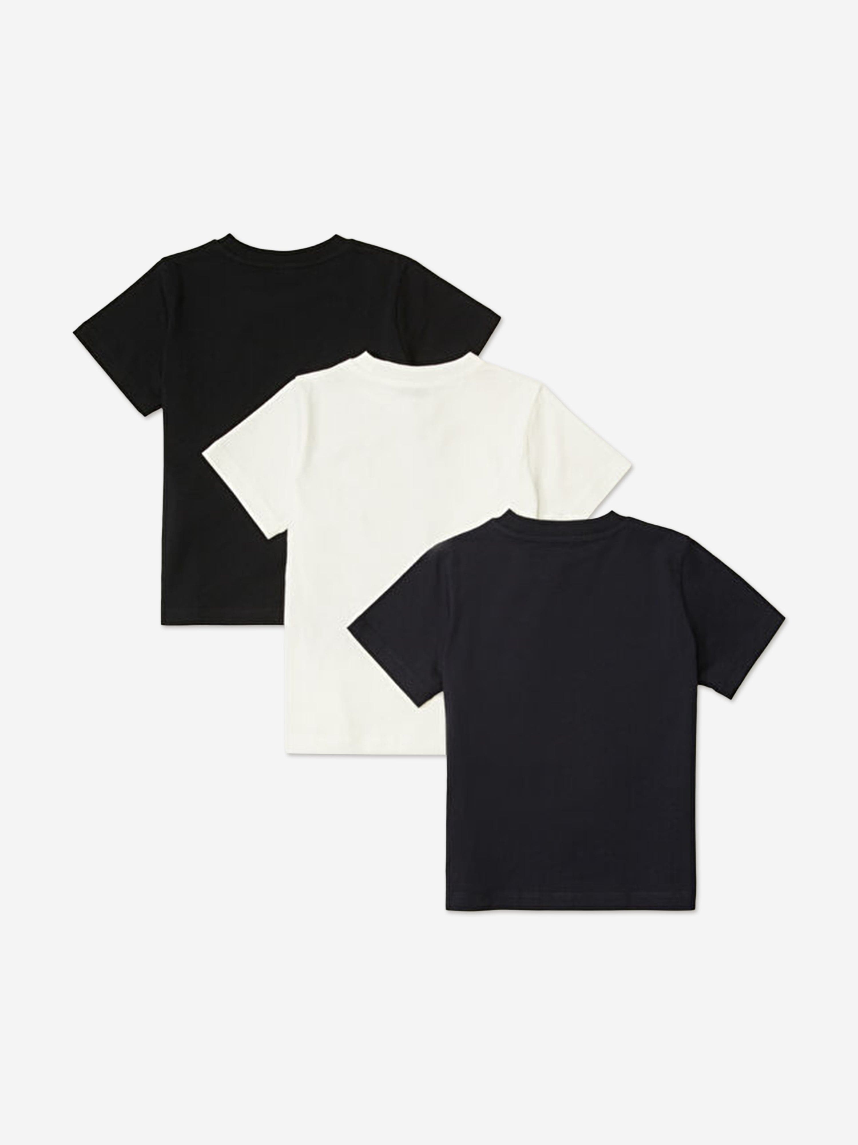 Moncler Enfant Boys 3 Pack T-Shirt Set in Black | Childsplay Clothing