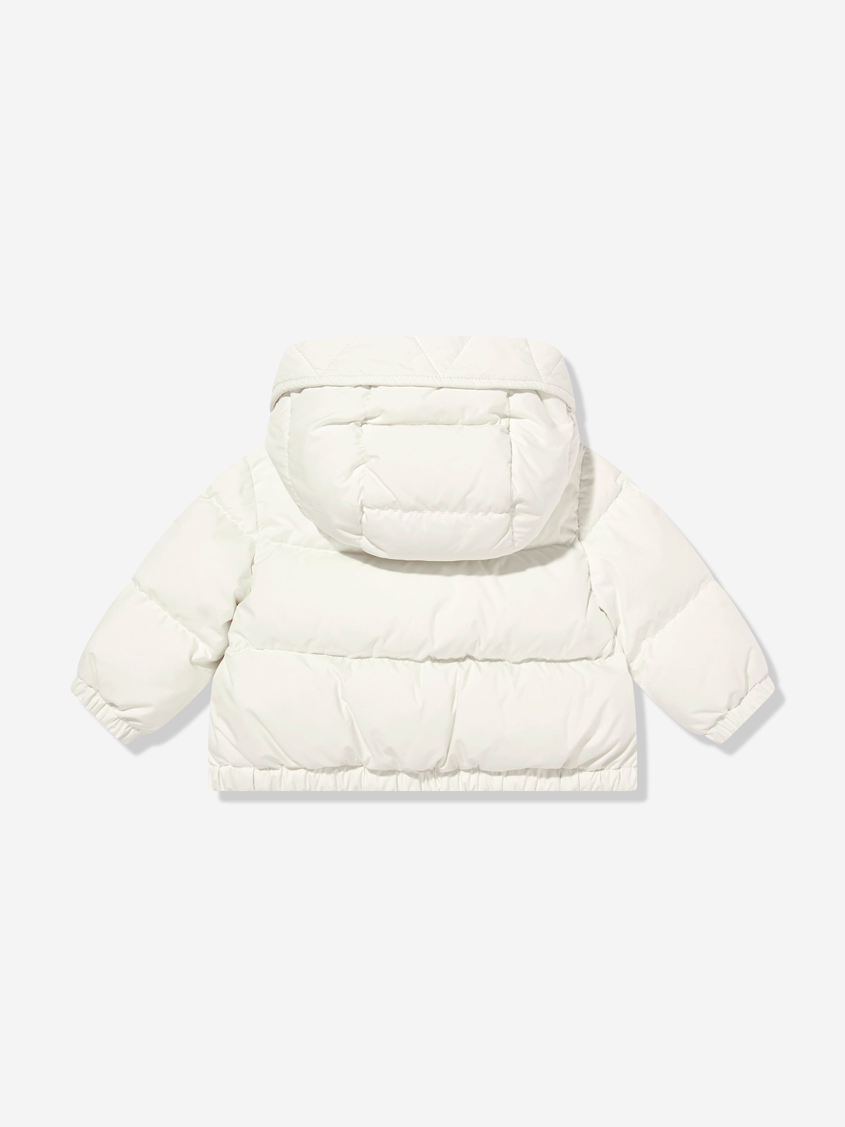 Moncler Enfant Baby Girls Laurie Down Padded Jacket in Ivory
