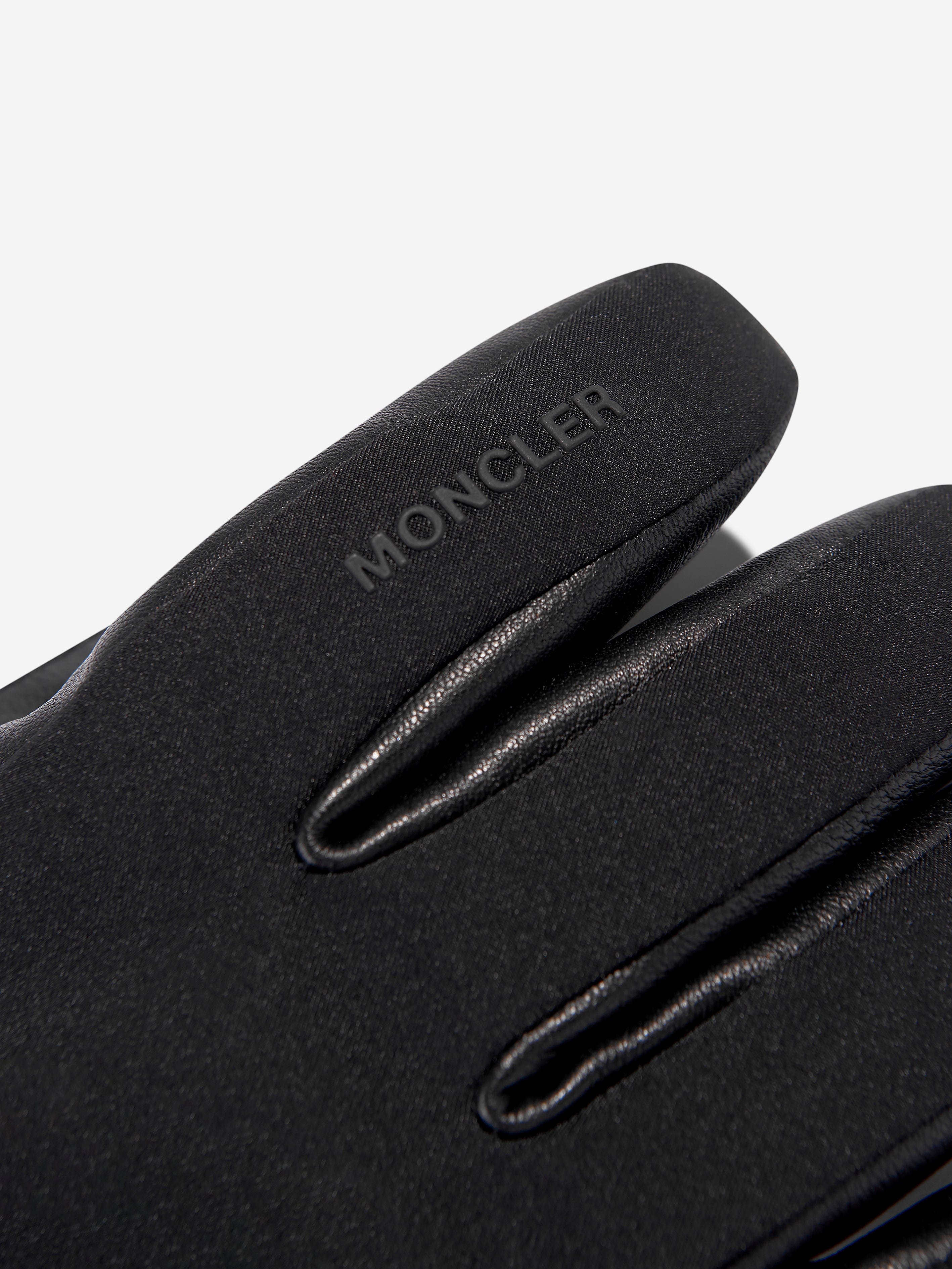 Moncler Enfant Kids Grenoble Ski Gloves in Black | Childsplay Clothing